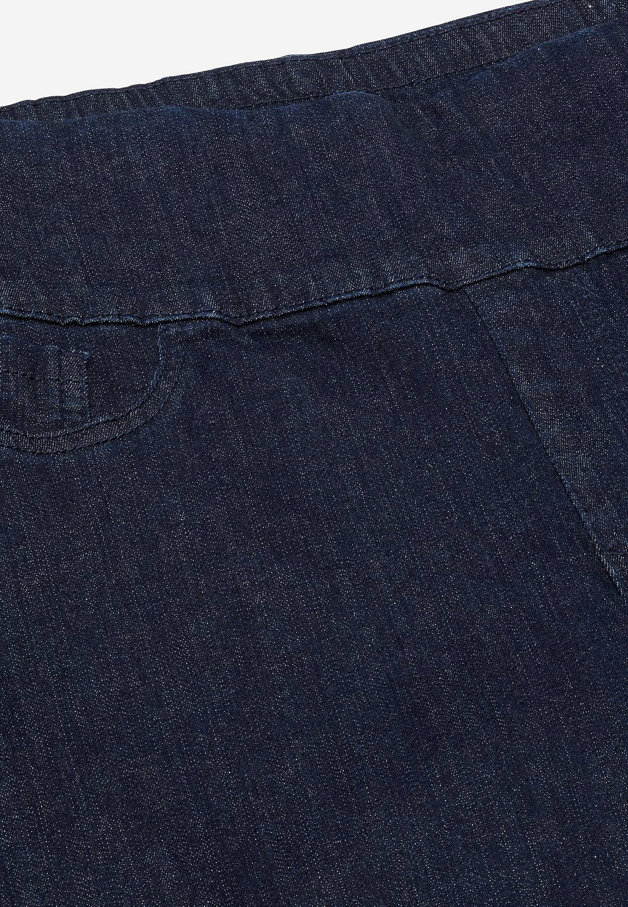 Jeans med hög resårmidja