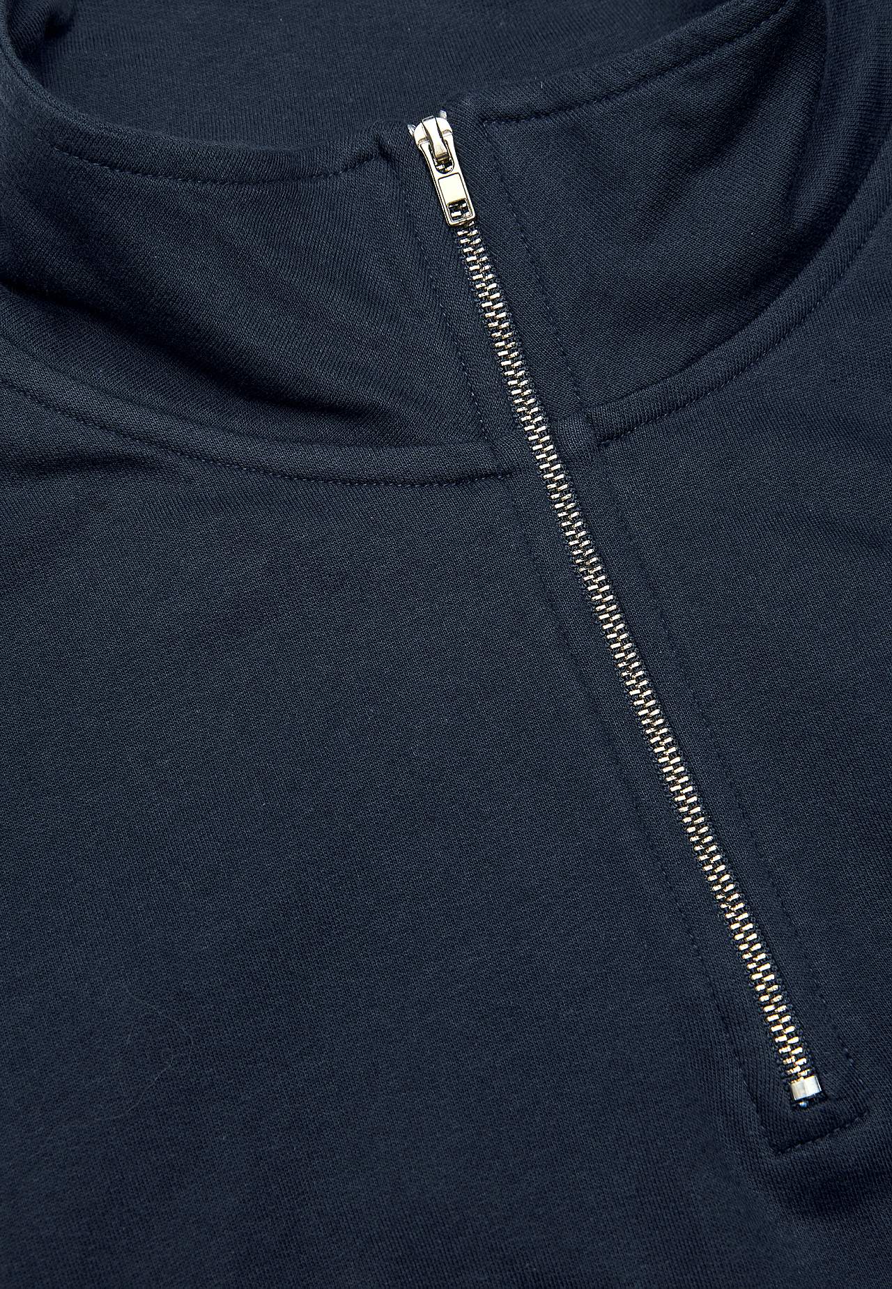 Sweatshirt med dragkedja