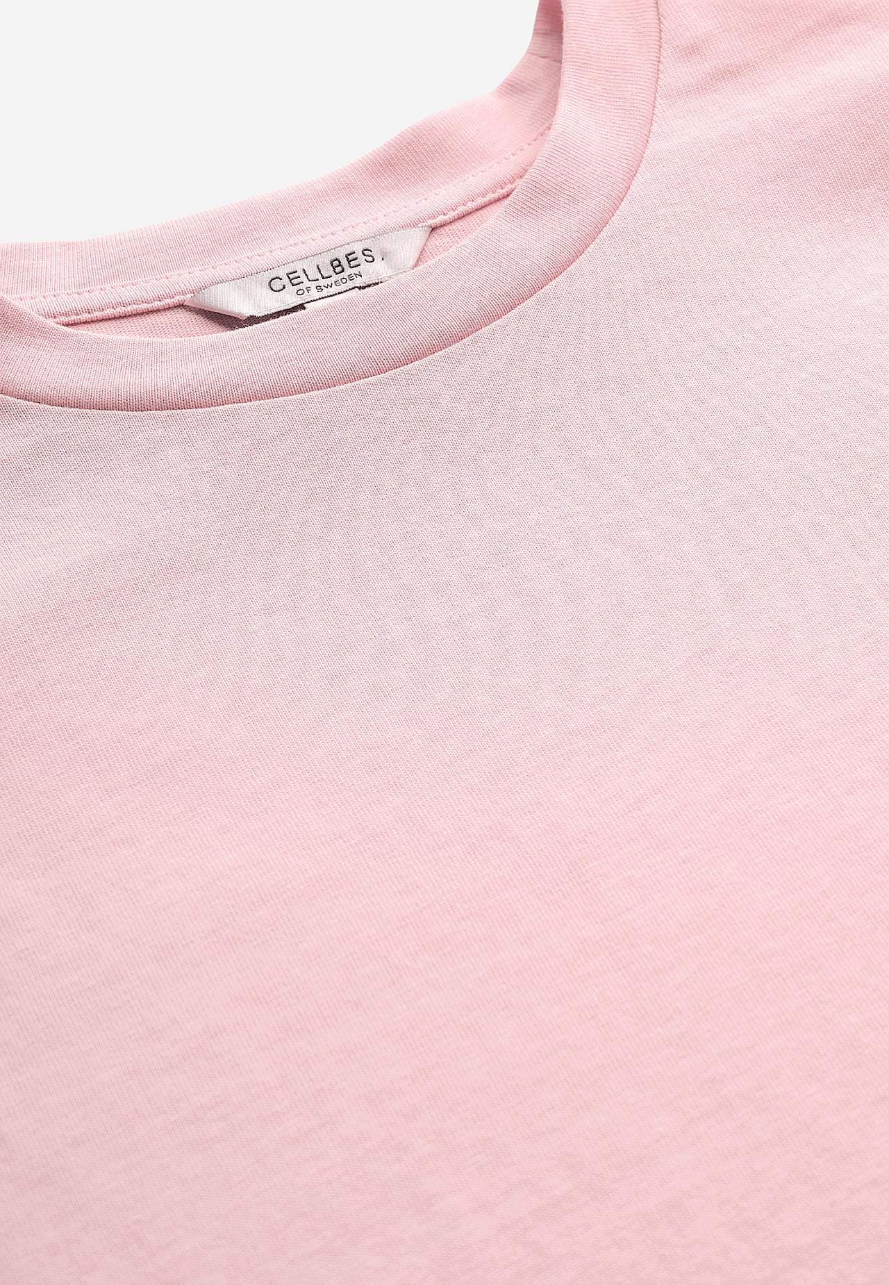 T-shirt i kraftig bomullstrikå