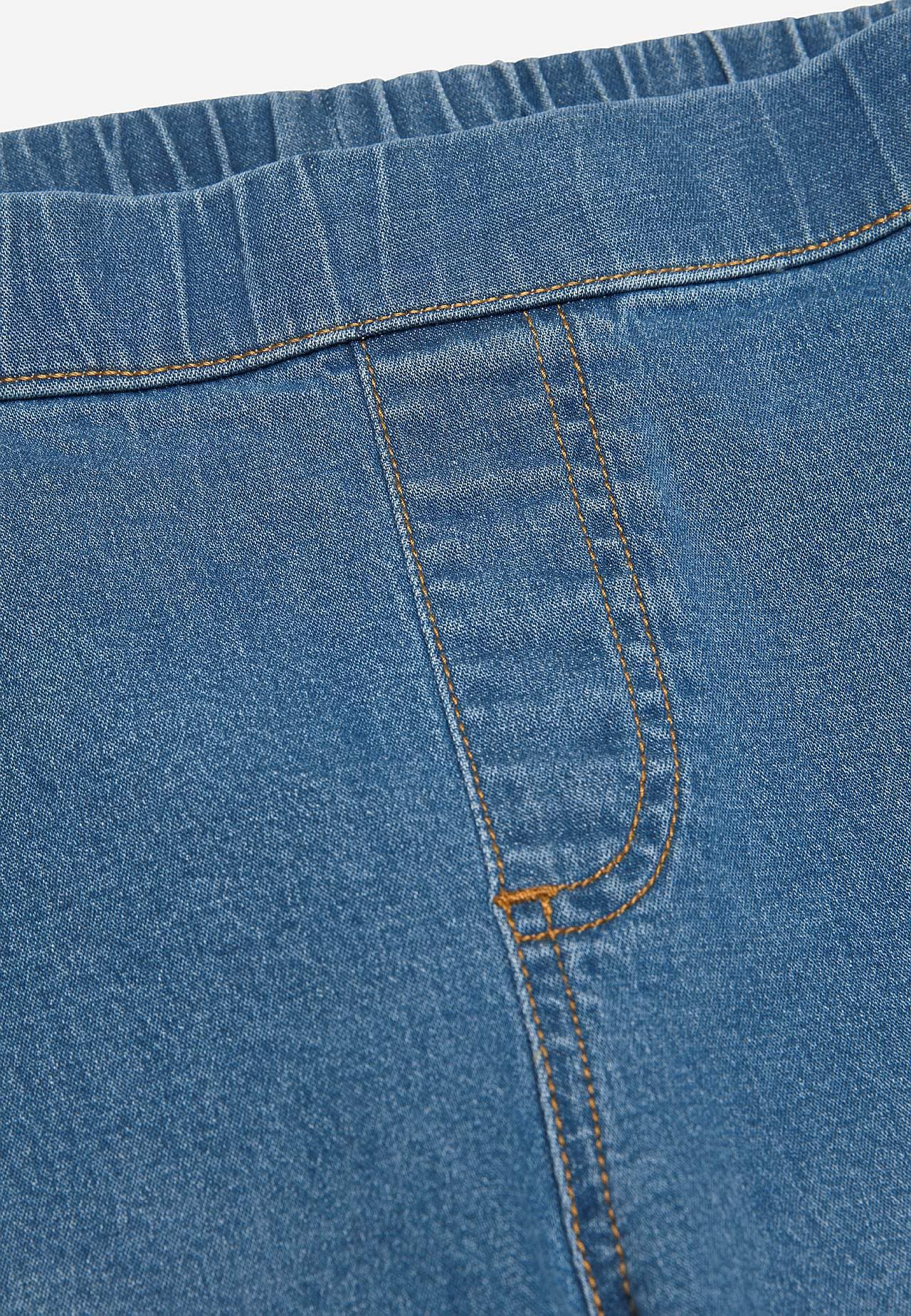 Stretchiga jeggings med bootcut