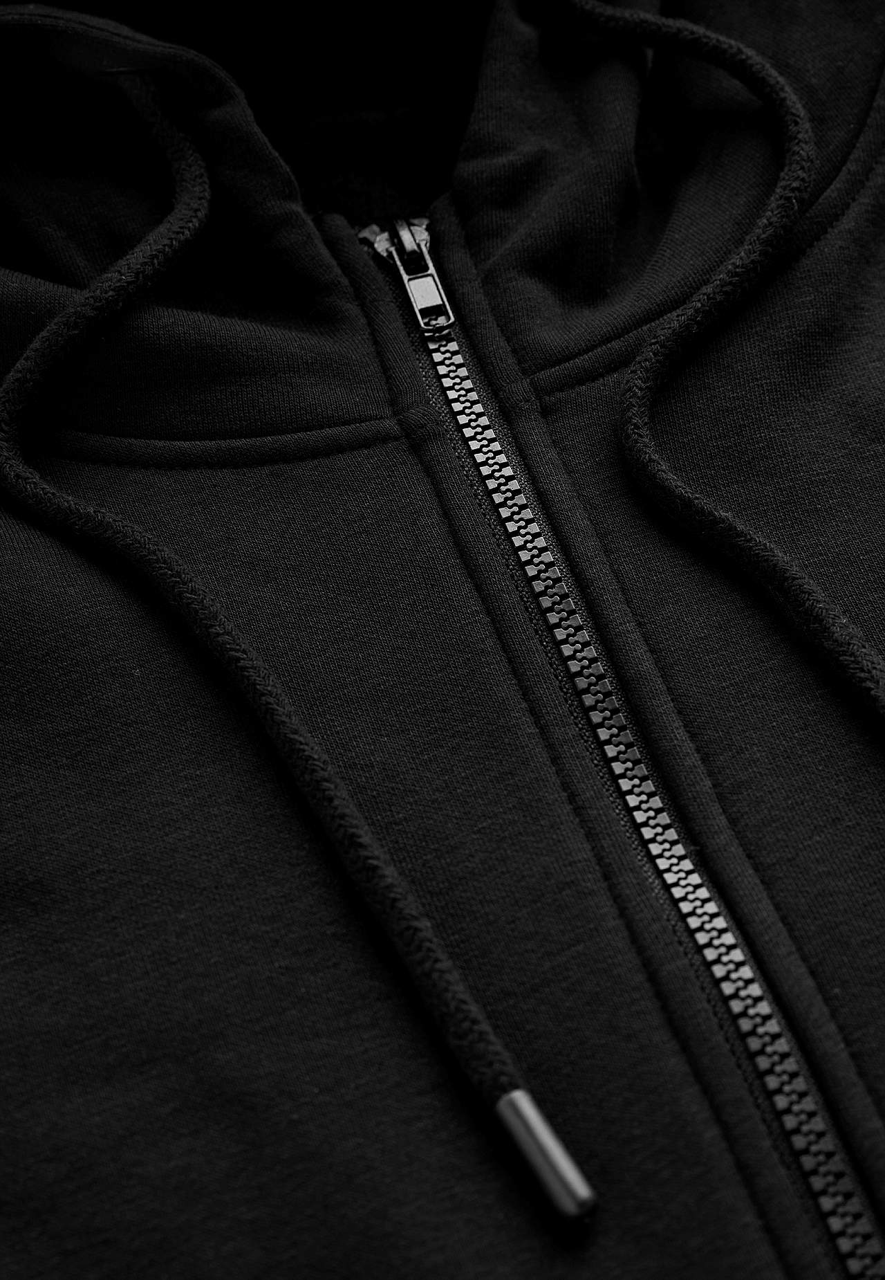 Huvtröja med dragkedja