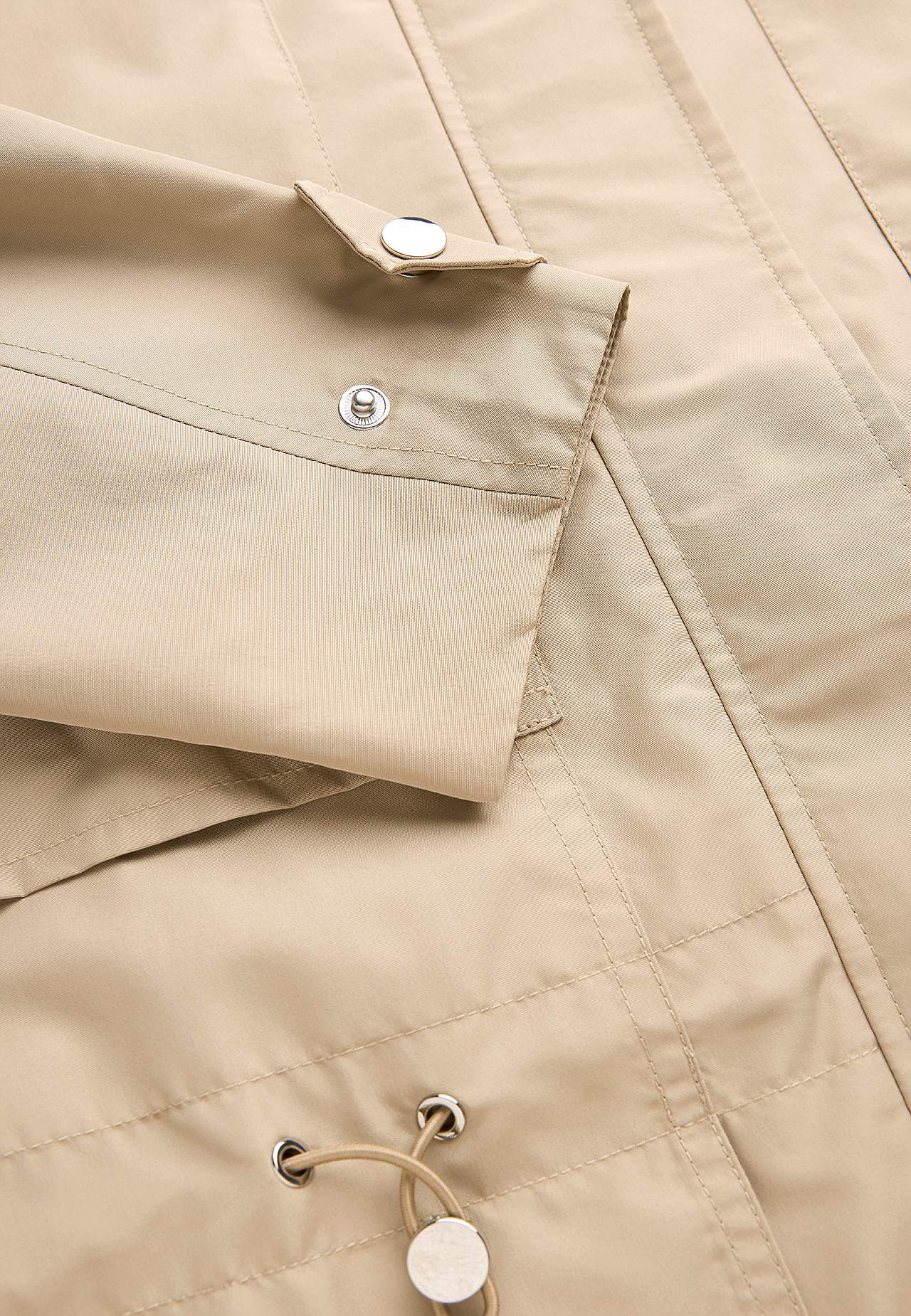 Stilren, fodrad parkas