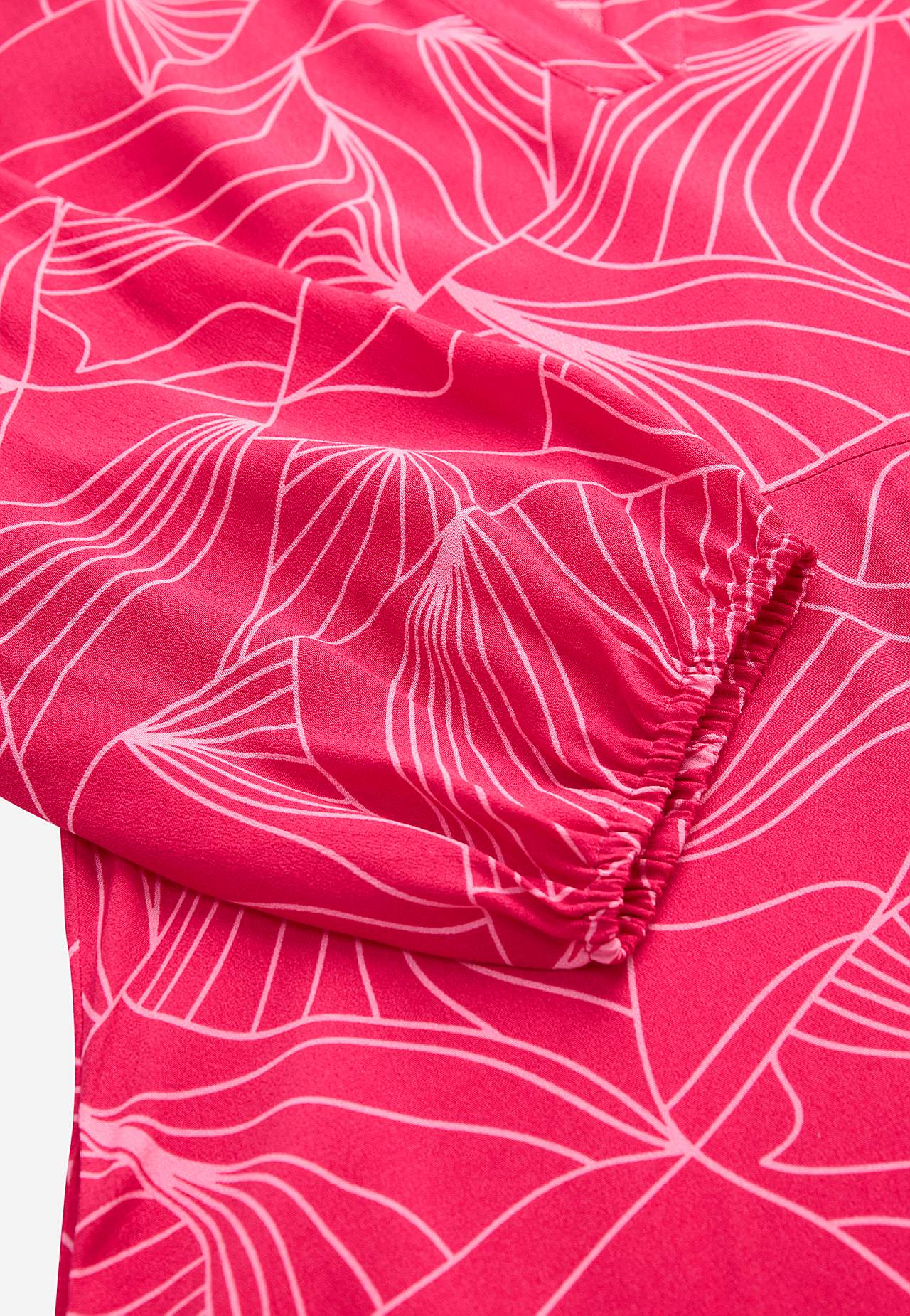 Vävd klänning med fickor