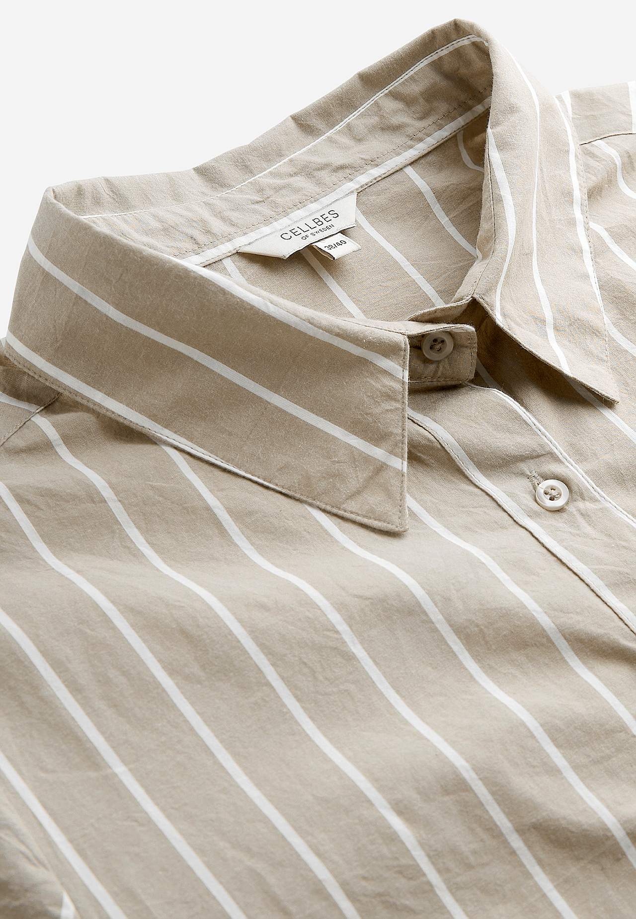 Randig klänning med fickor