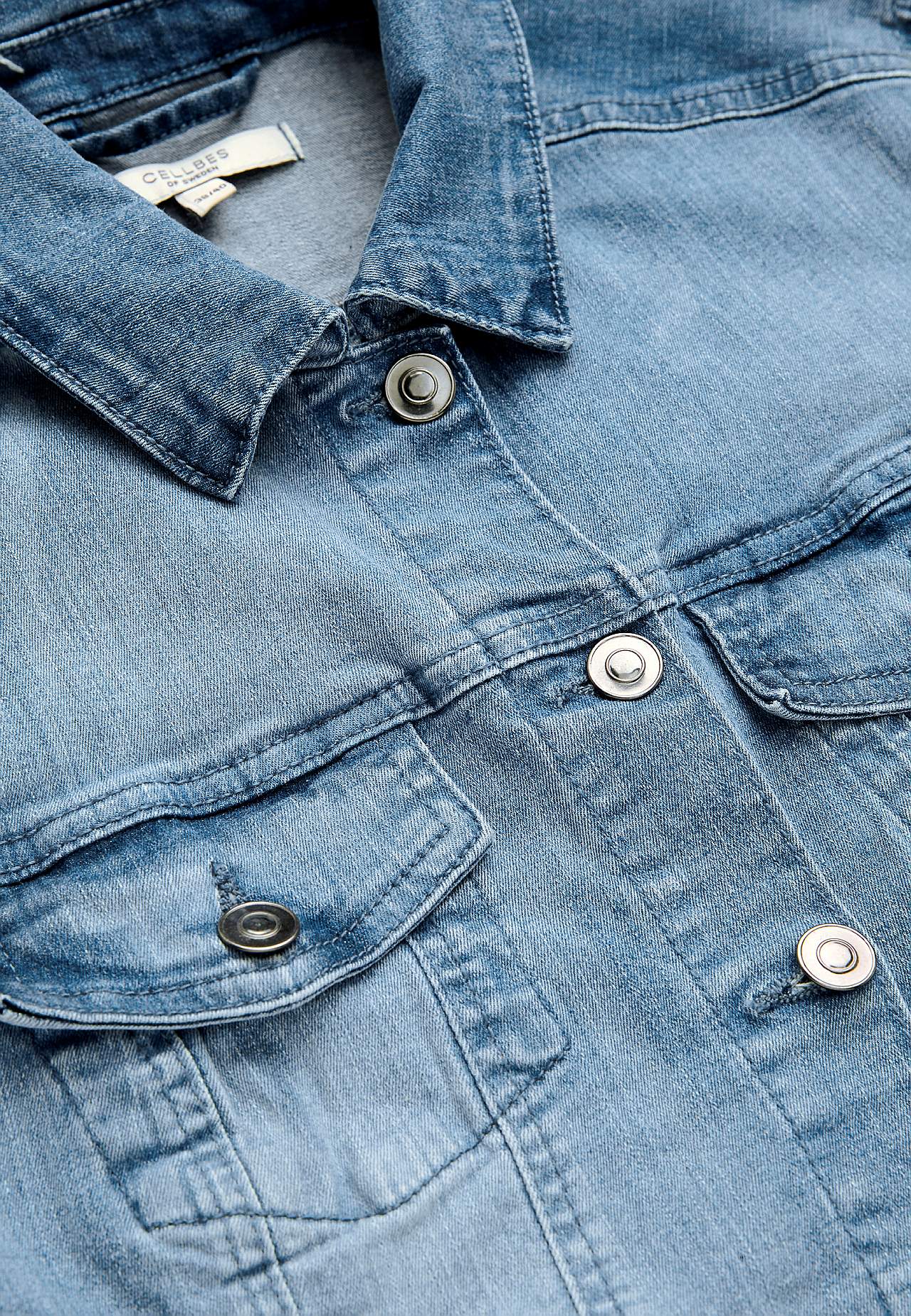 Stretchig jeansjacka