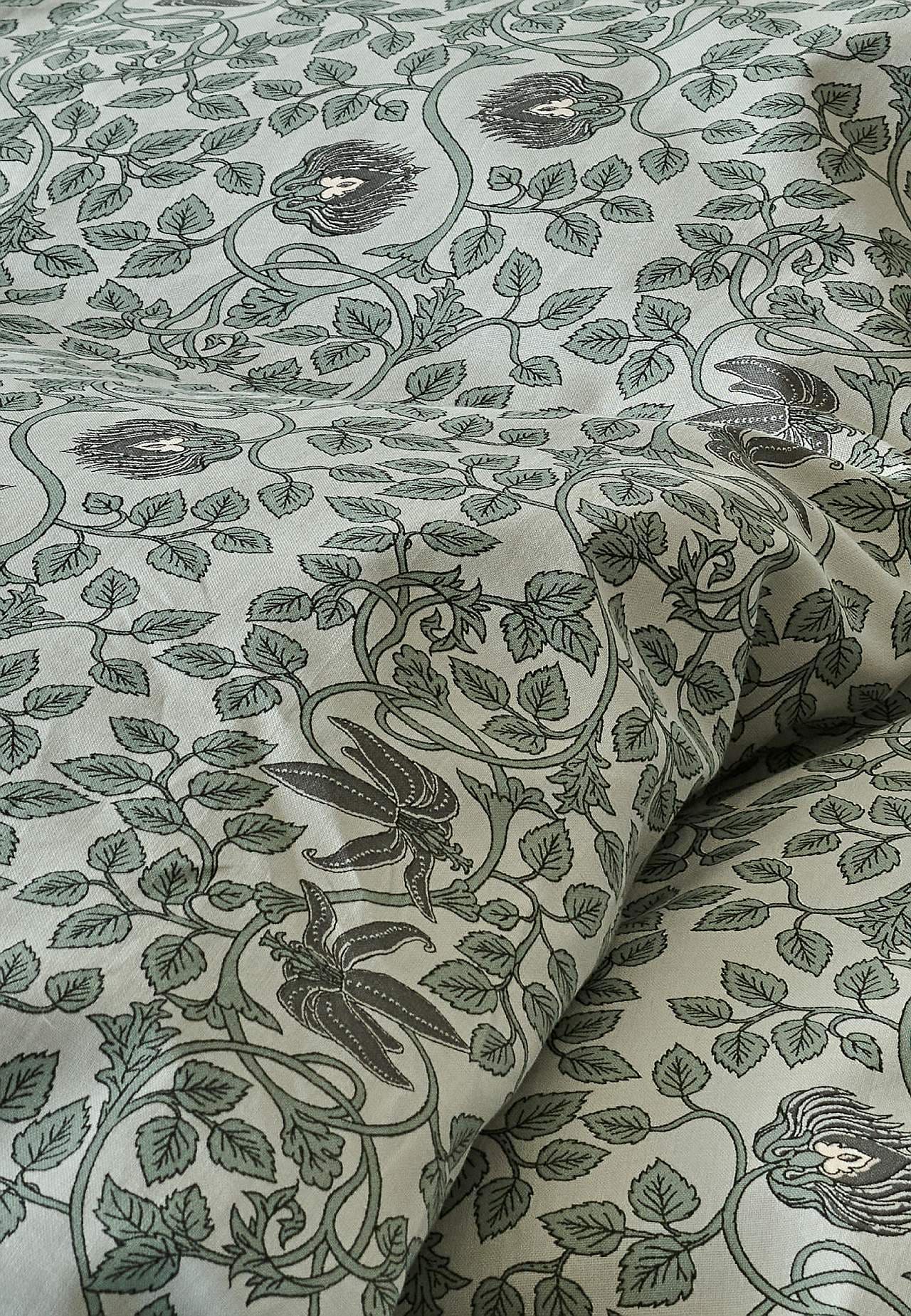 Småblommigt påslakanset 150x210 cm