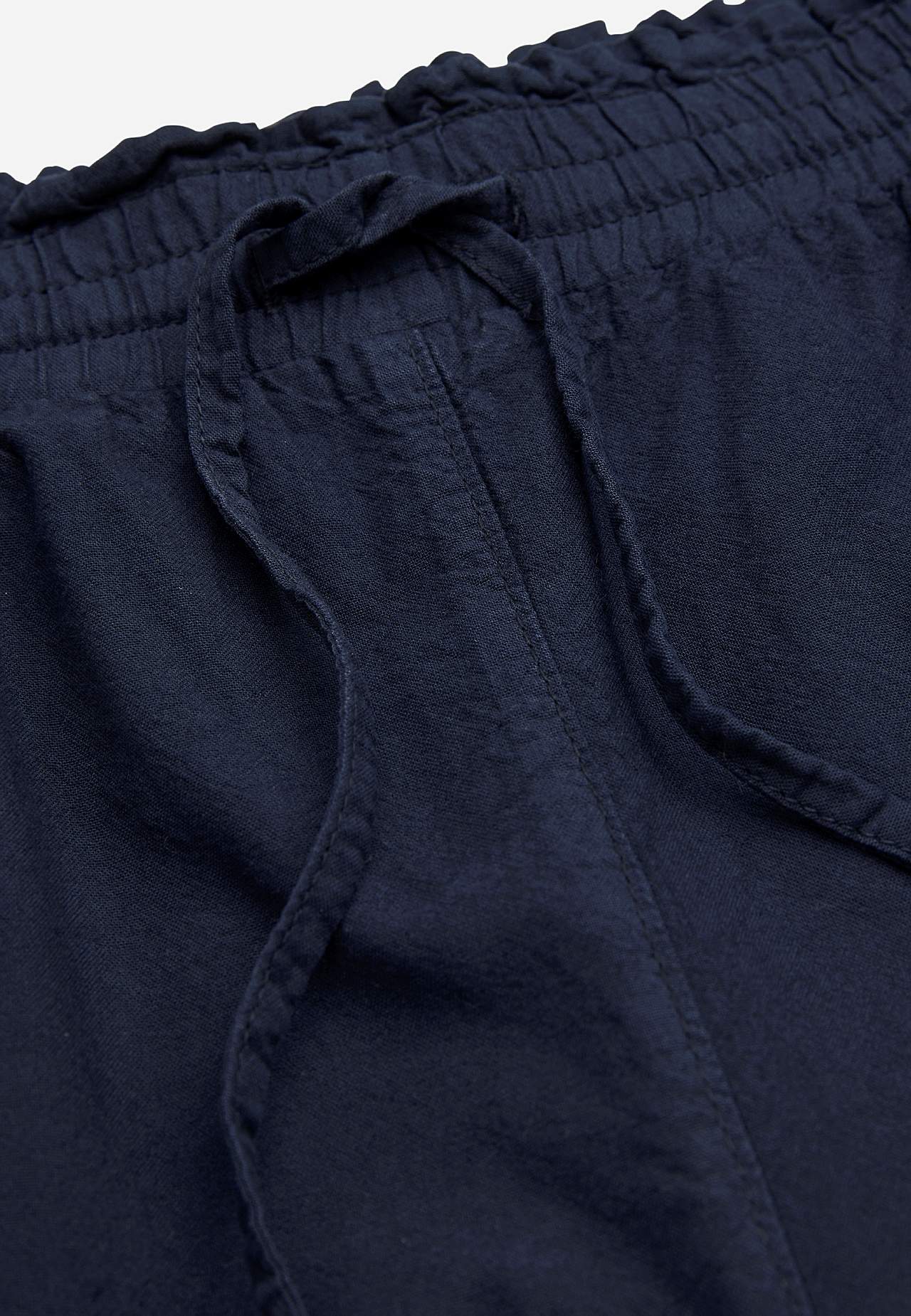 Shorts i tvättad bomull