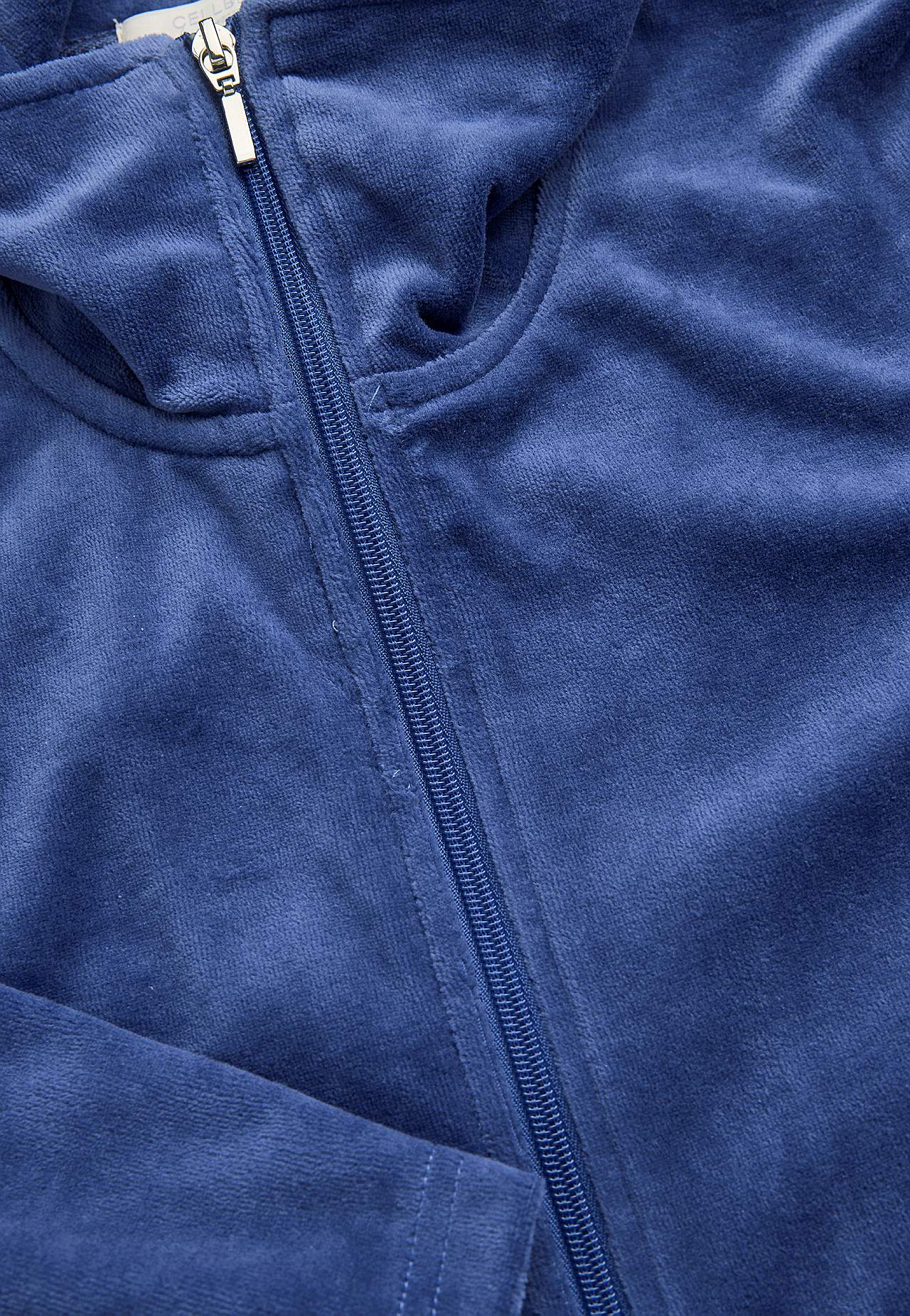 Morgonrock i velour Wilma