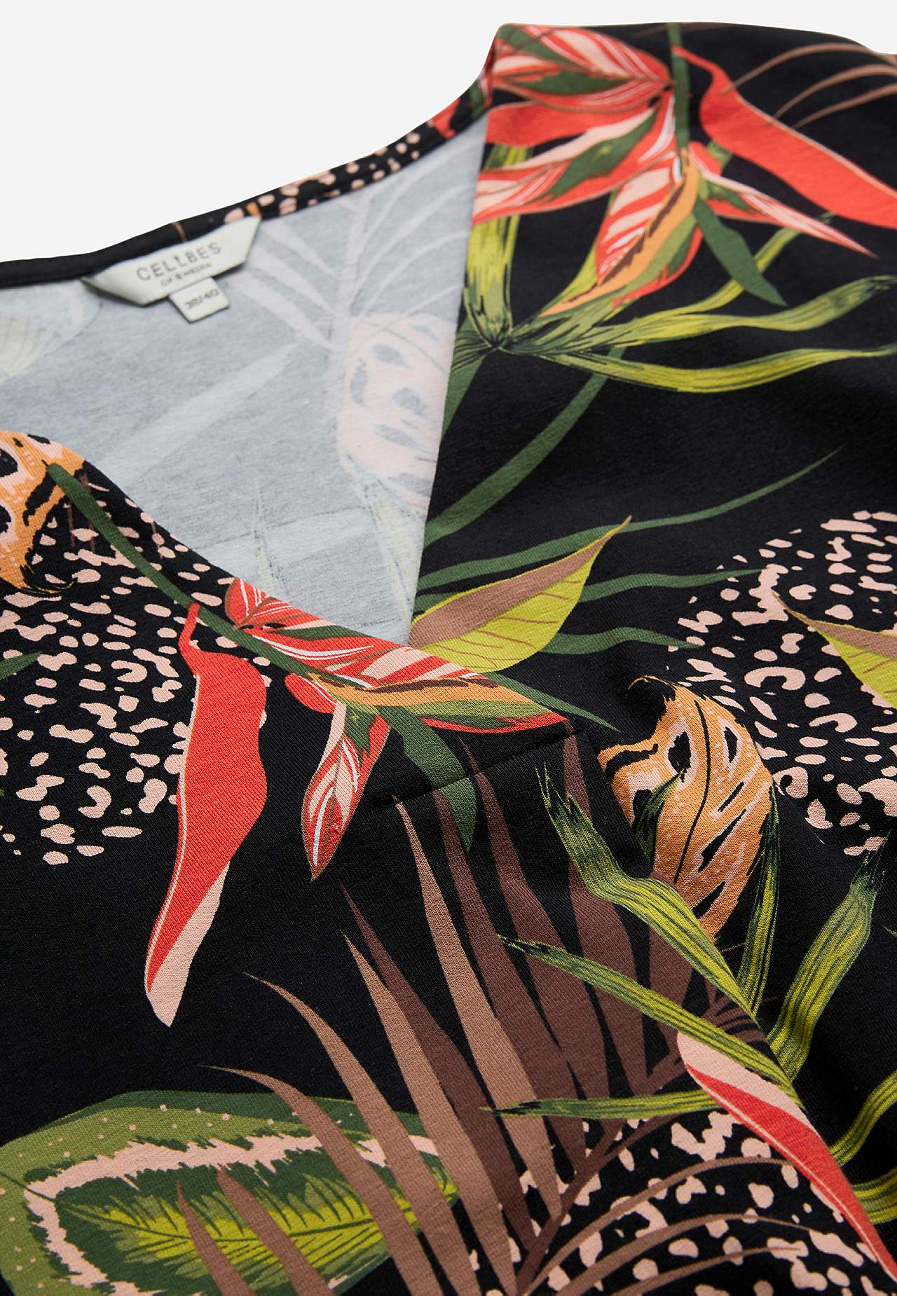 Strandkaftan i trikå