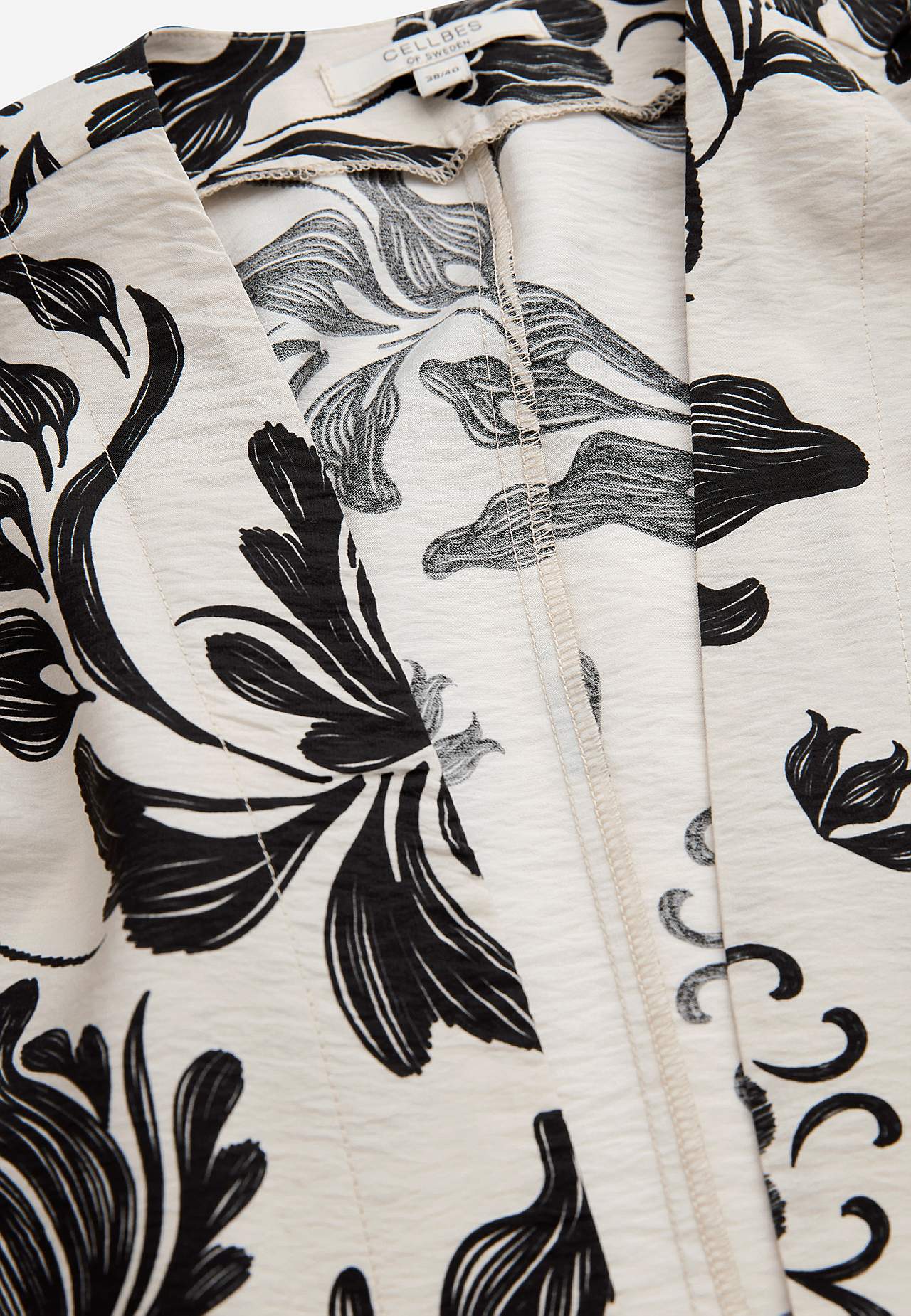 Öppen kaftan med fickor