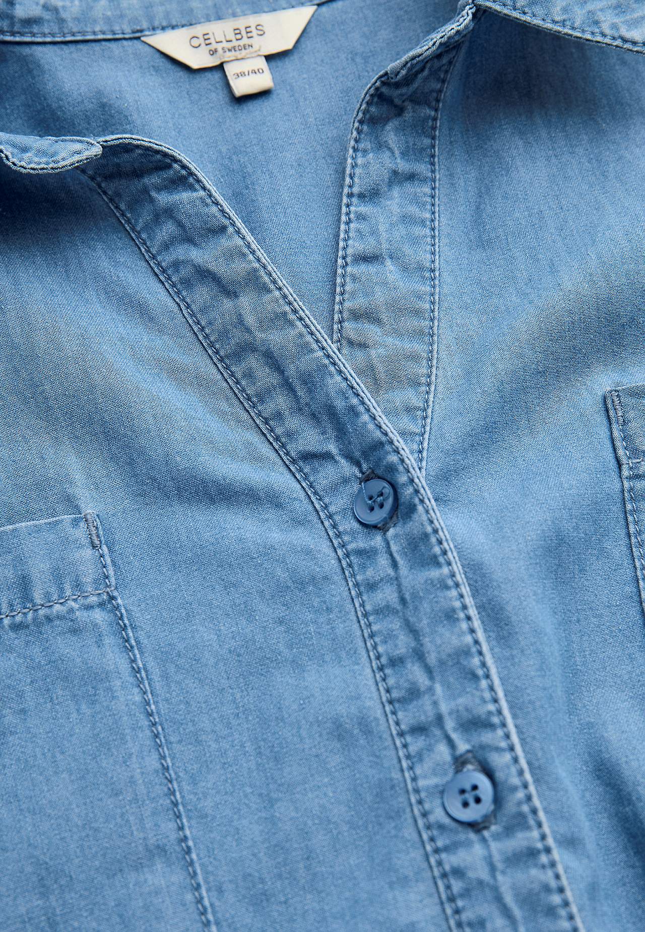 Supermjuk jeanstunika för dam