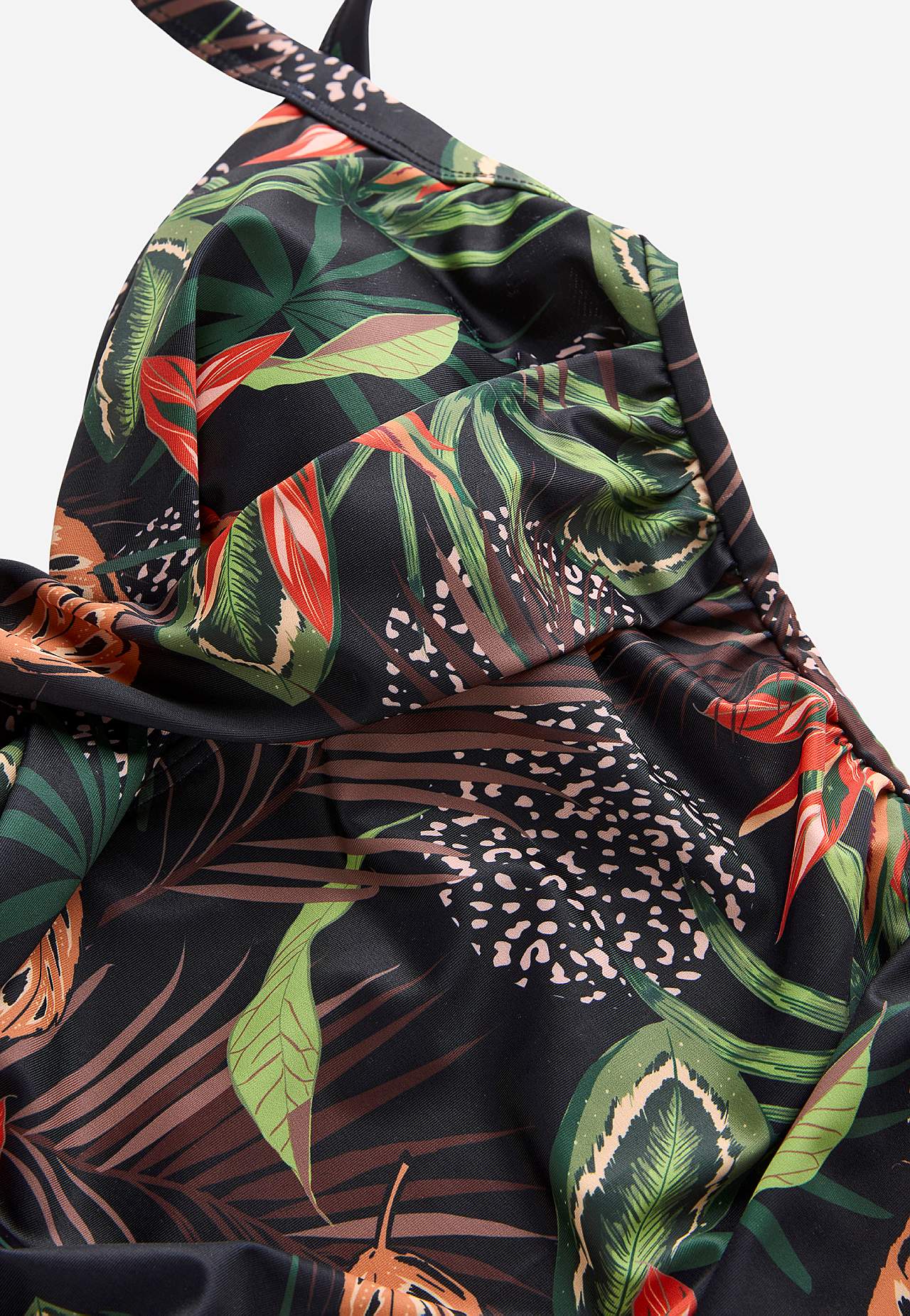 Mönstrad shapingbaddräkt