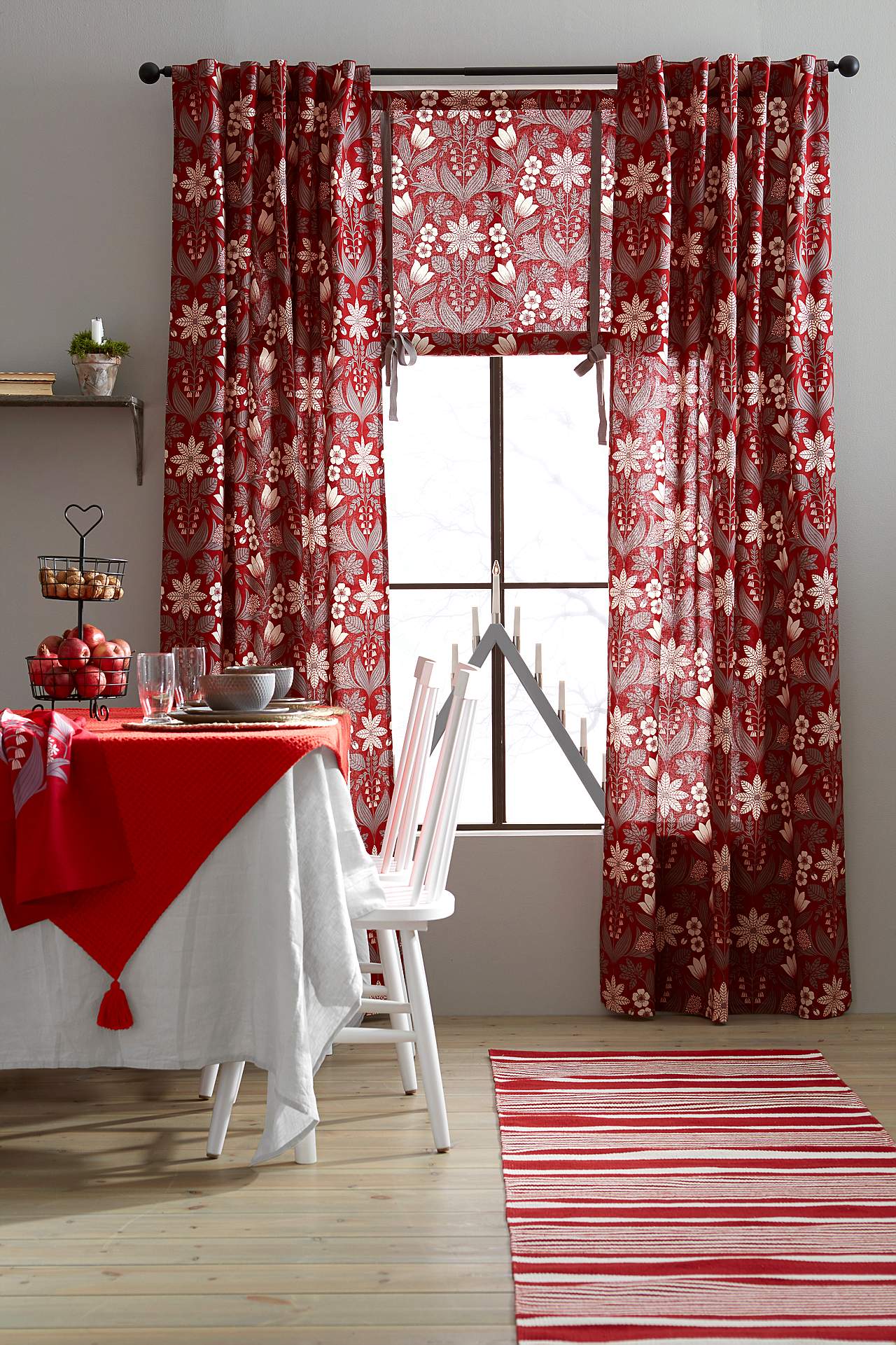 Hissgardin mönstrad Bodil