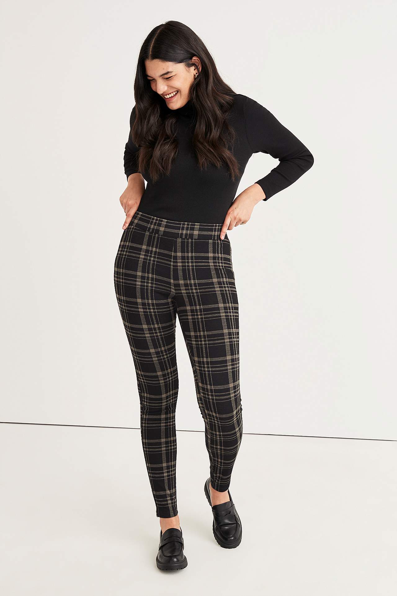 Rutiga leggings