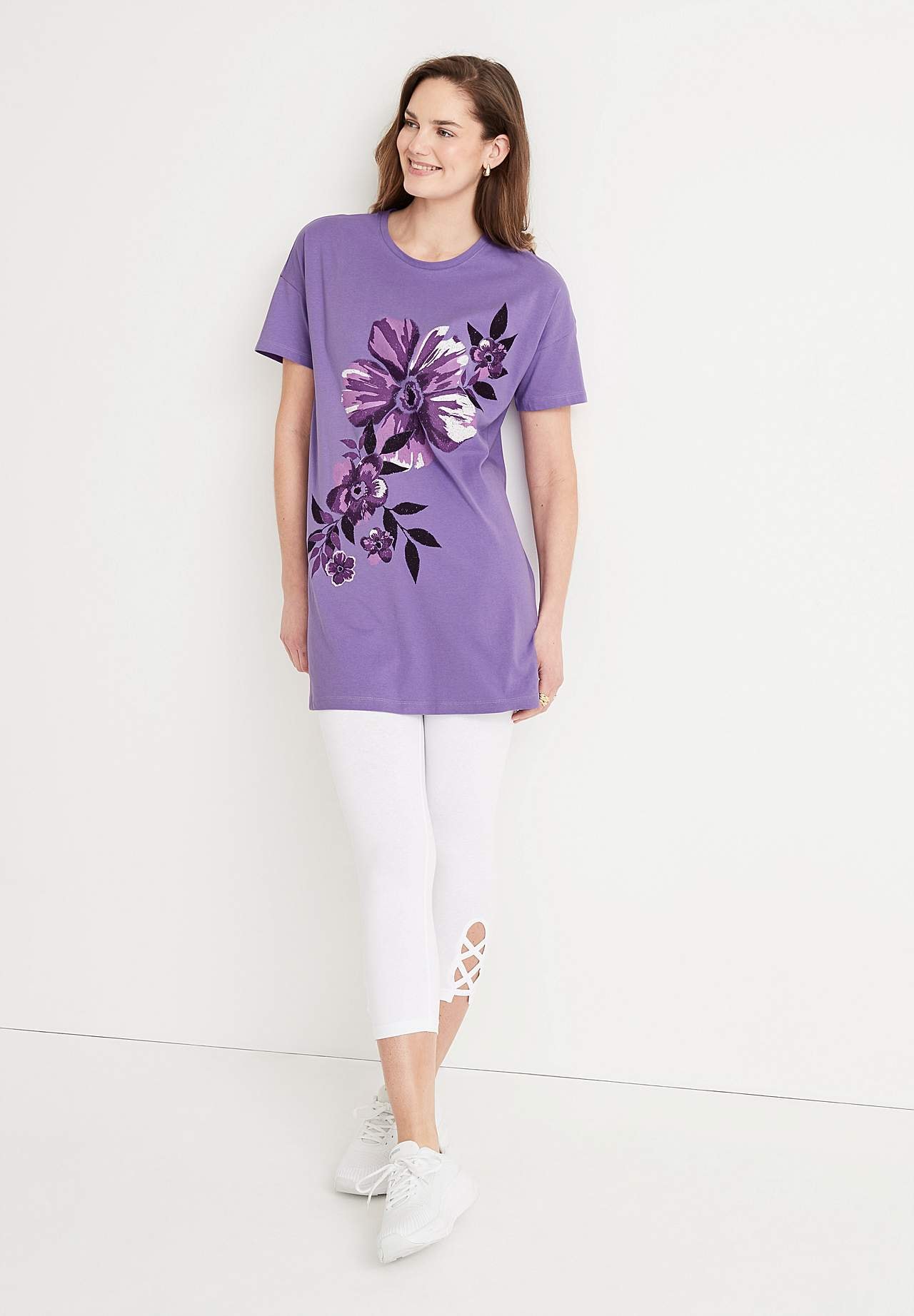 Lång t-shirt Teerece 2-pack