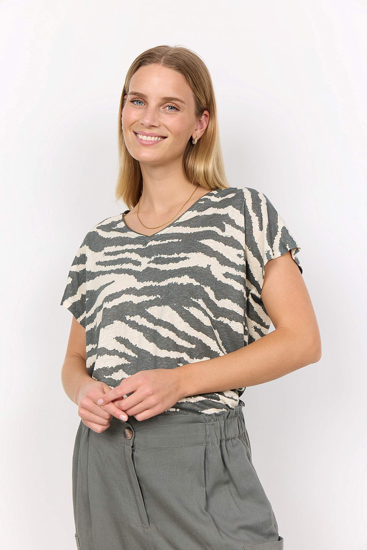 Mjuk topp i lin och Tencel® Lenise