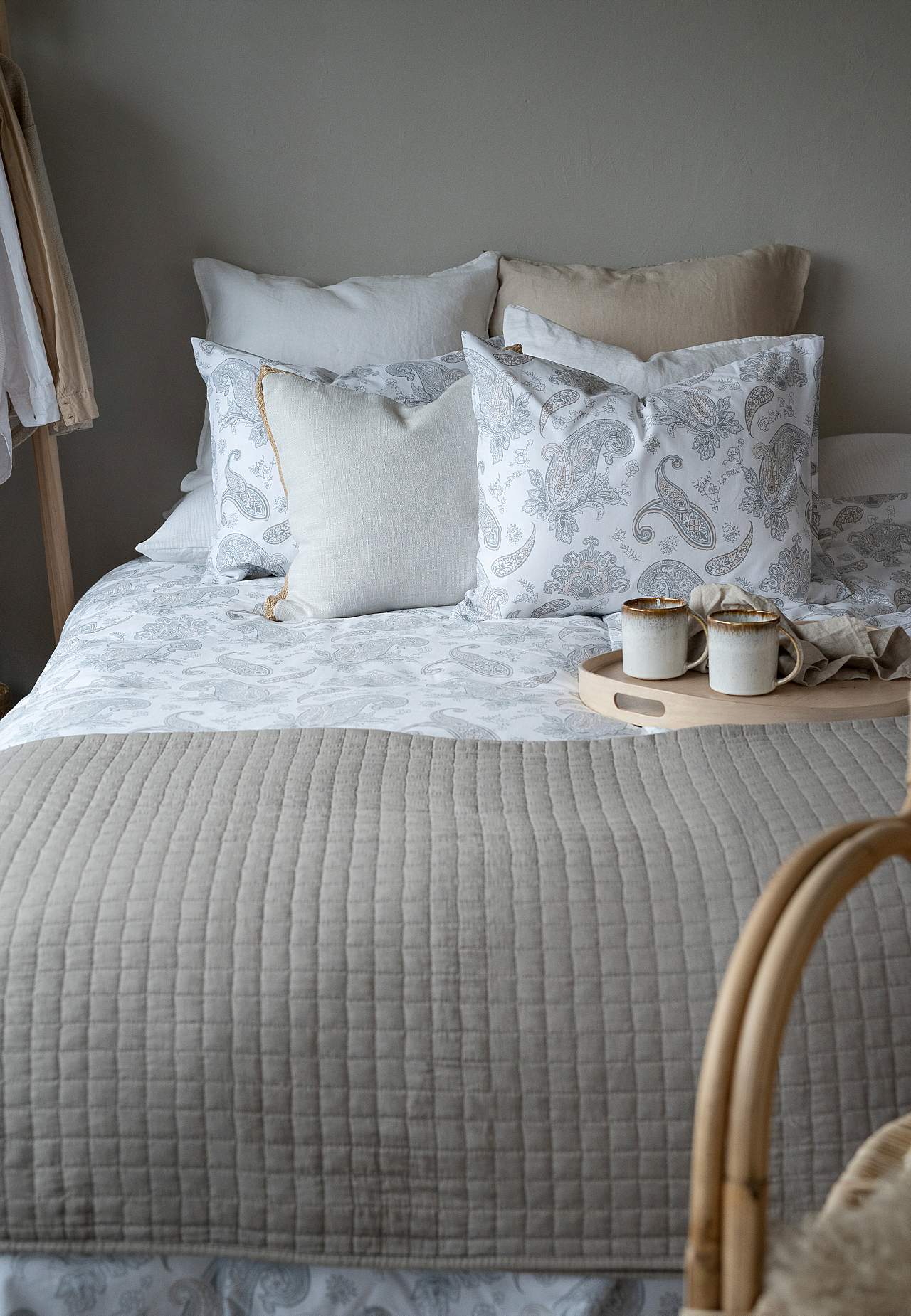 Paisleymönstrat påslakanset 150x210 cm Tilly