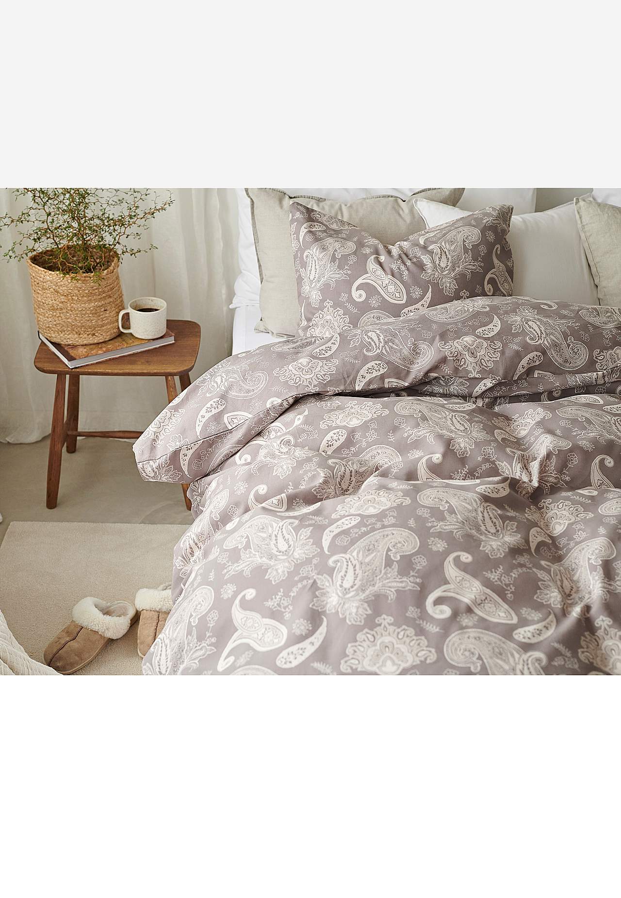 Paisleymönstrat påslakanset 150x210 cm Tilly