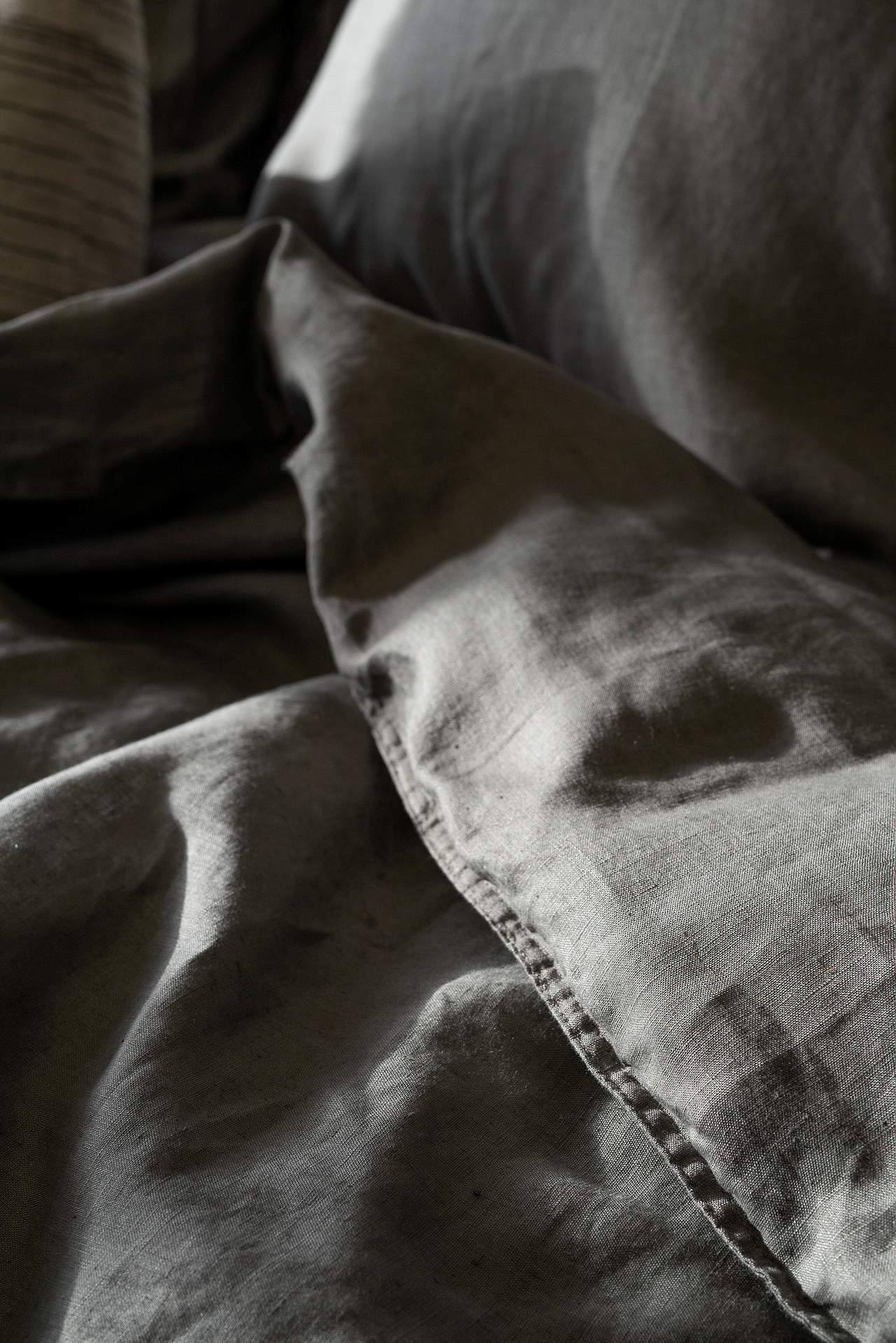 Påslakanset i linne 150x210 cm Silence