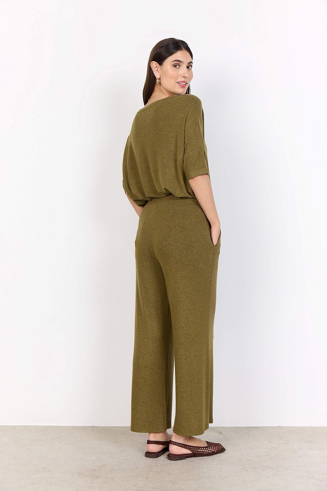 Supermjuk, melerad trikåtopp