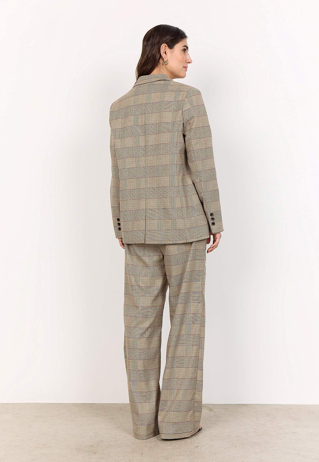 Pepitarutig, vävd kavaj