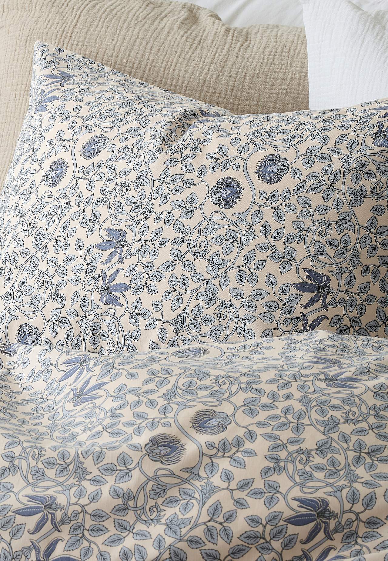 Småblommigt påslakanset 150x210 cm