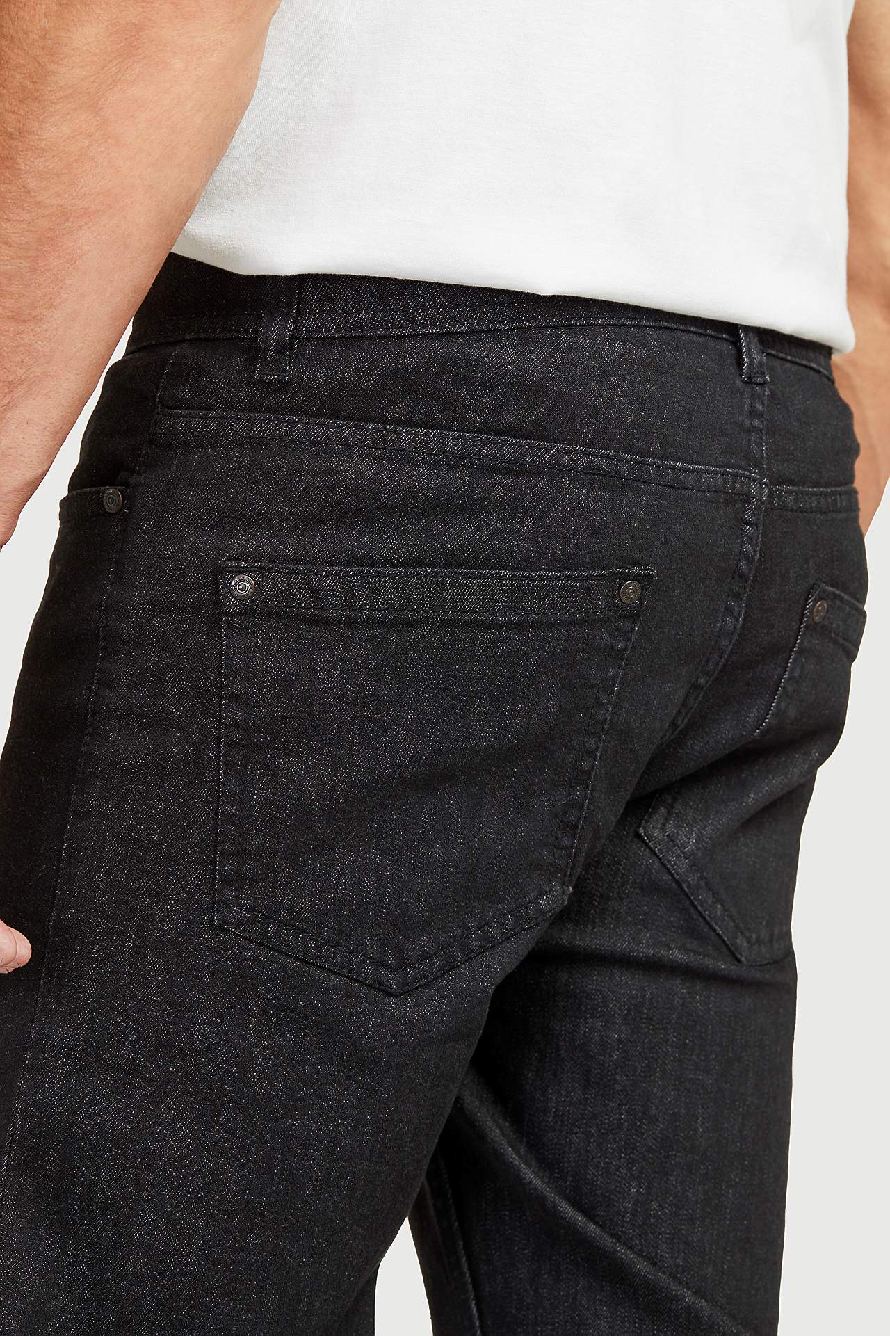 Raka jeans med stretch