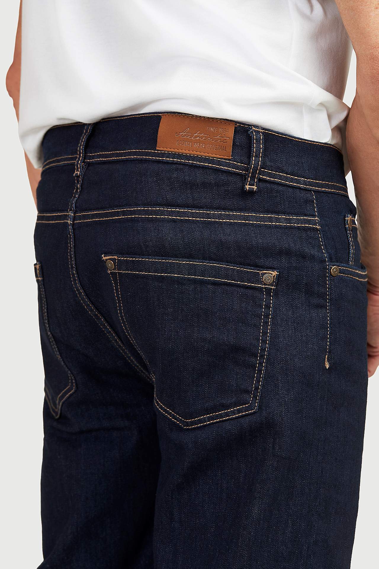 Raka jeans med stretch