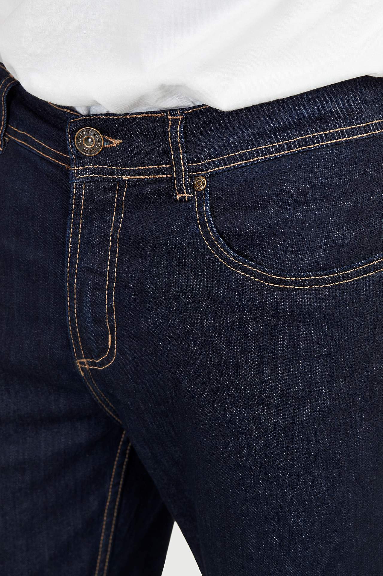 Raka jeans med stretch