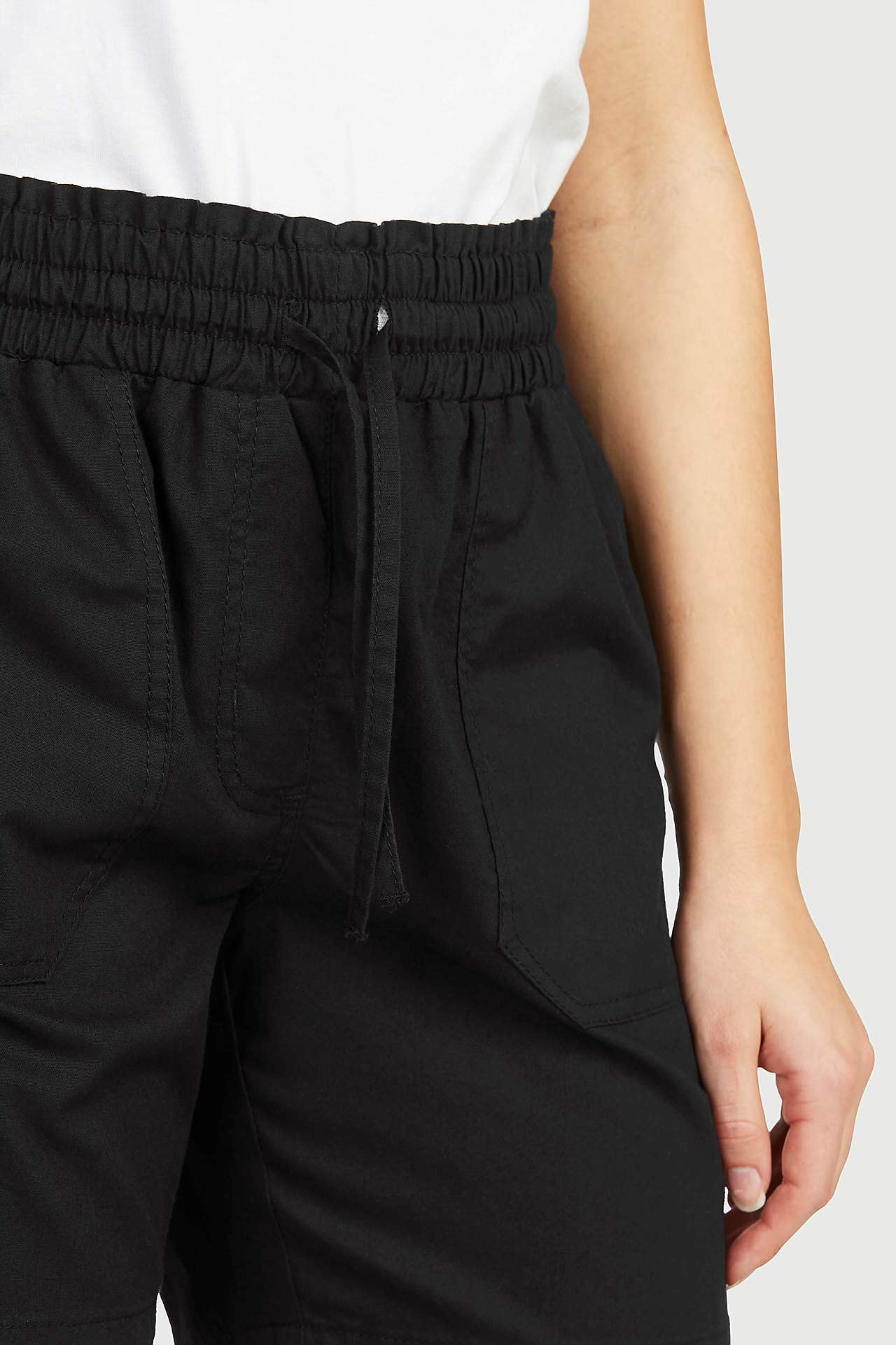 Shorts i tvättad bomull Jade
