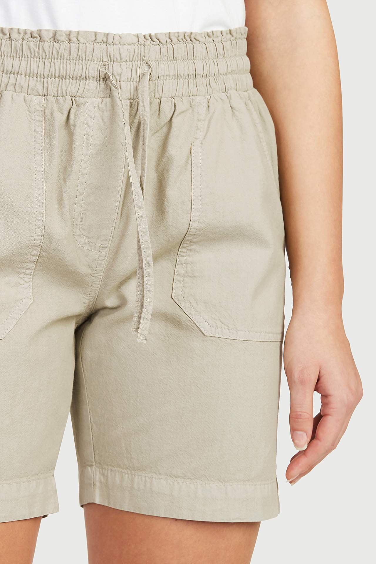 Shorts i tvättad bomull Jade