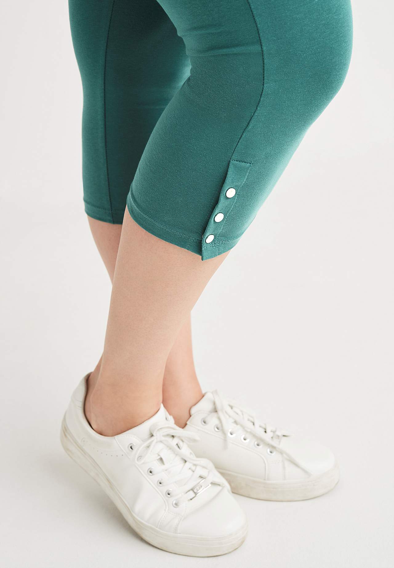 Caprileggings med fina knappdetaljer Milly 2-pack