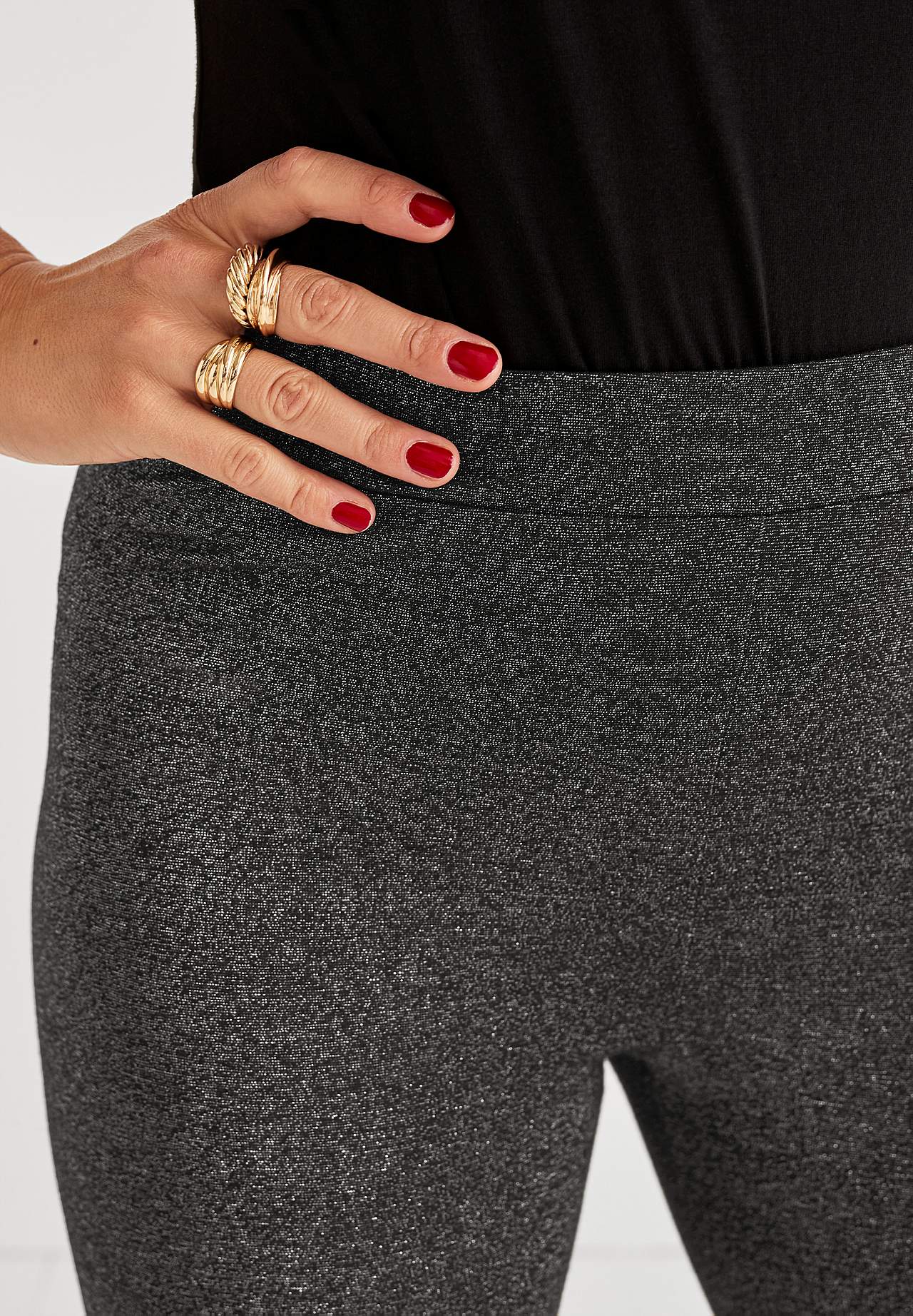 Glittriga leggings
