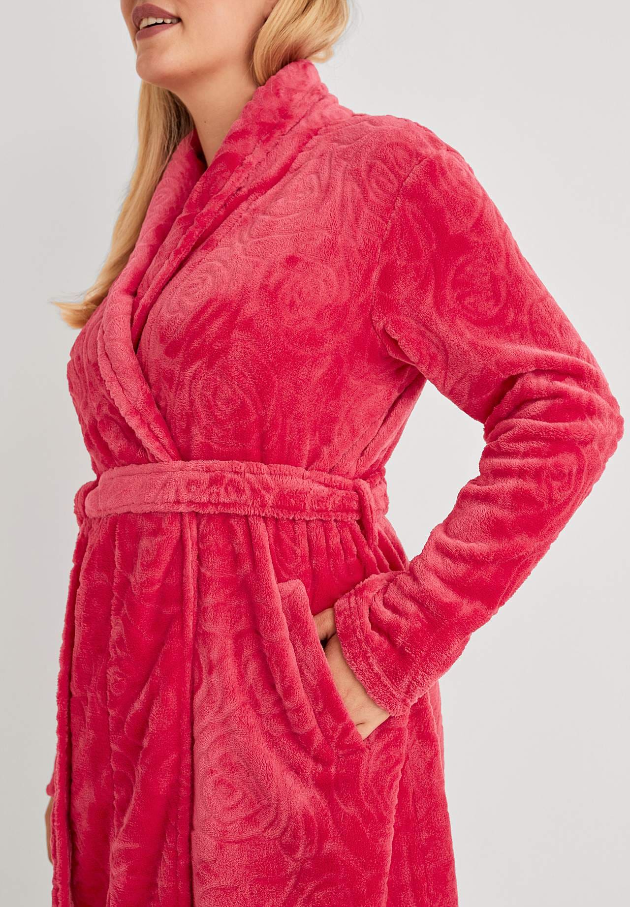 Morgonrock i mjuk fleece