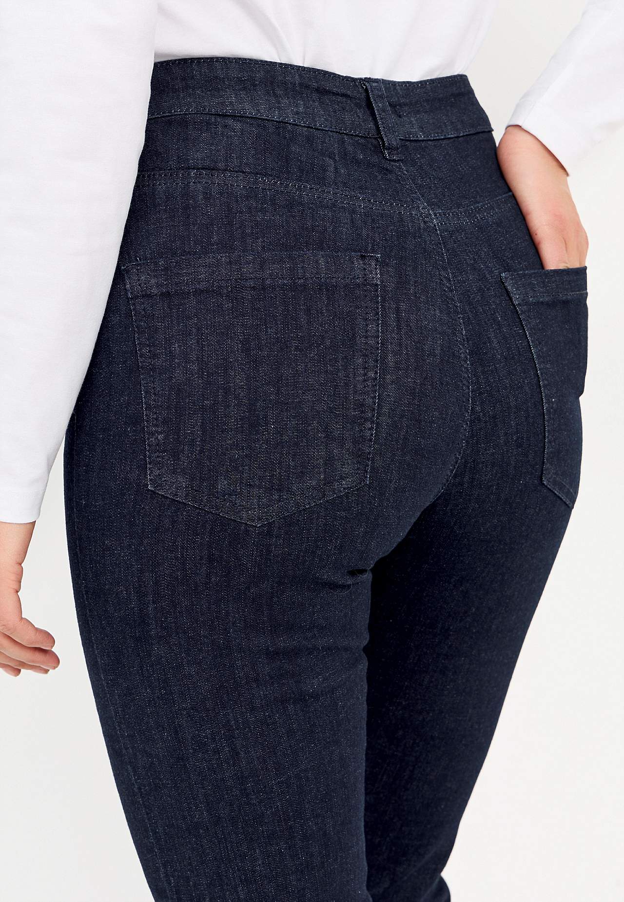Stretchjeans med rakt ben - tre längder