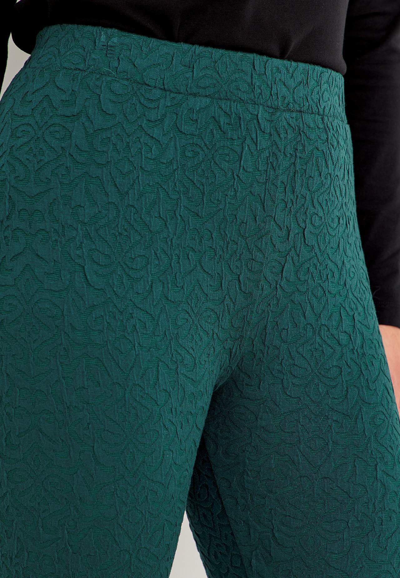Leggings med strukturmönster