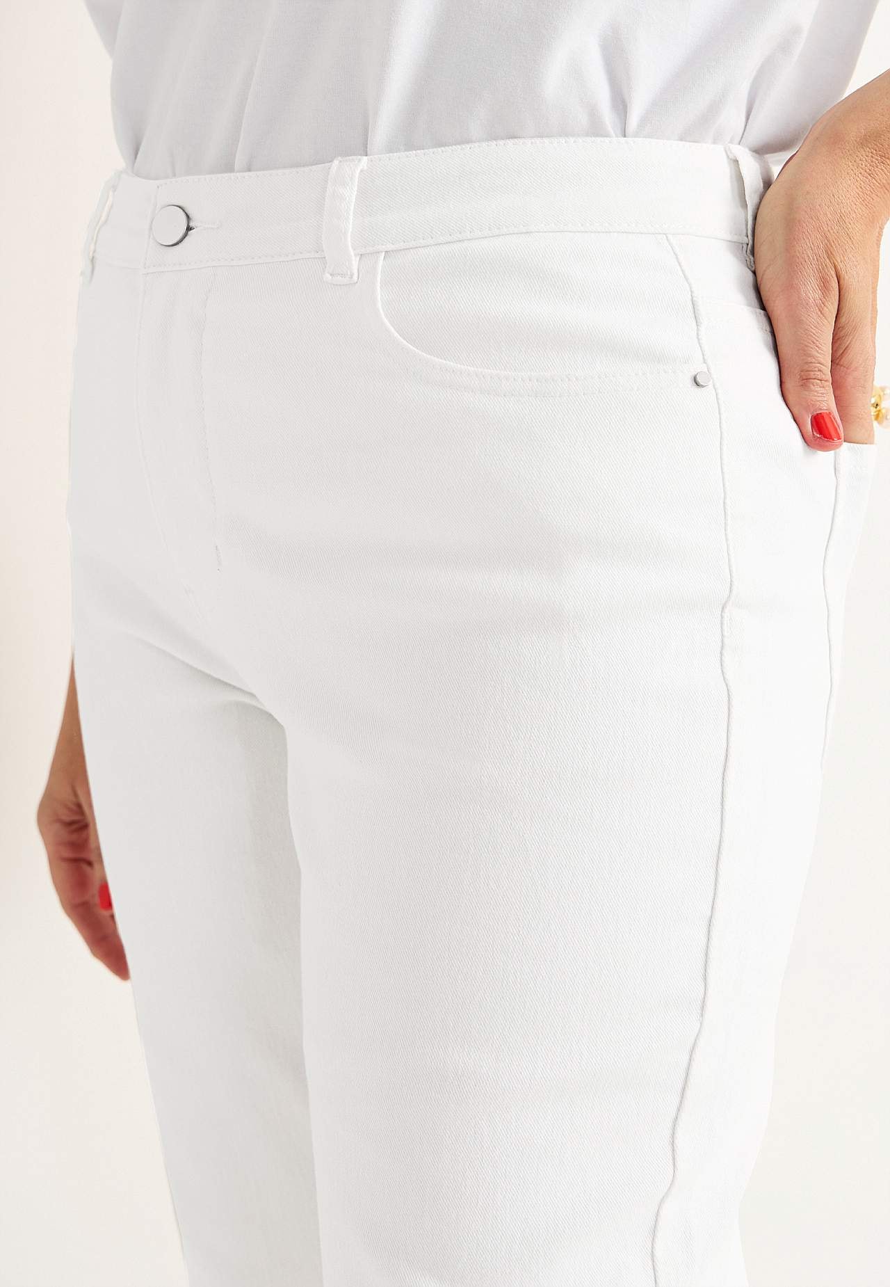 Stretchiga ankeljeans