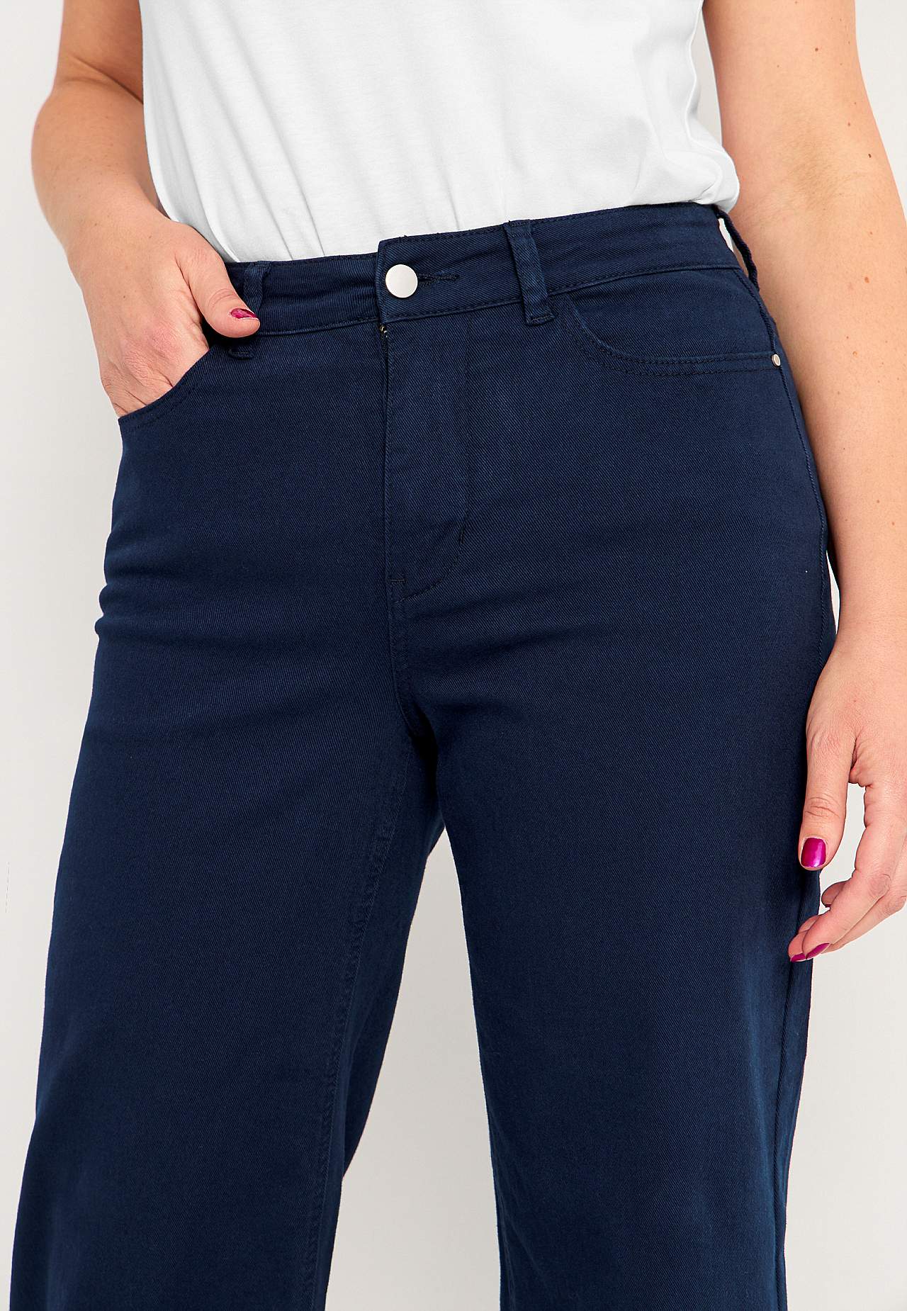 Stretchiga ankeljeans