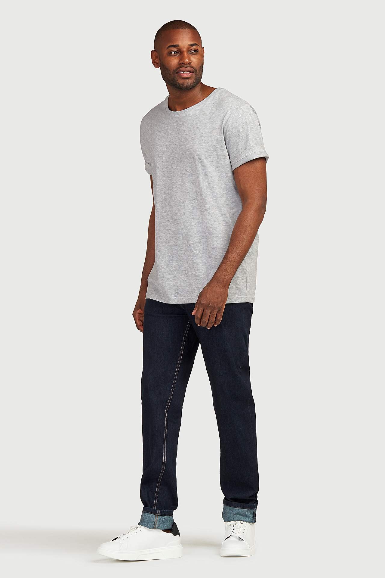 Raka jeans med stretch