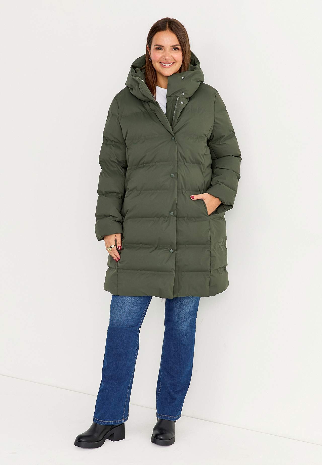 Jacka med dunkänsla