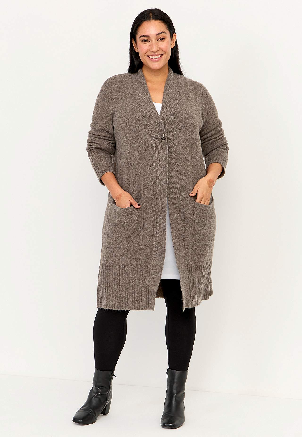 Mjuk, lång cardigan Harriet