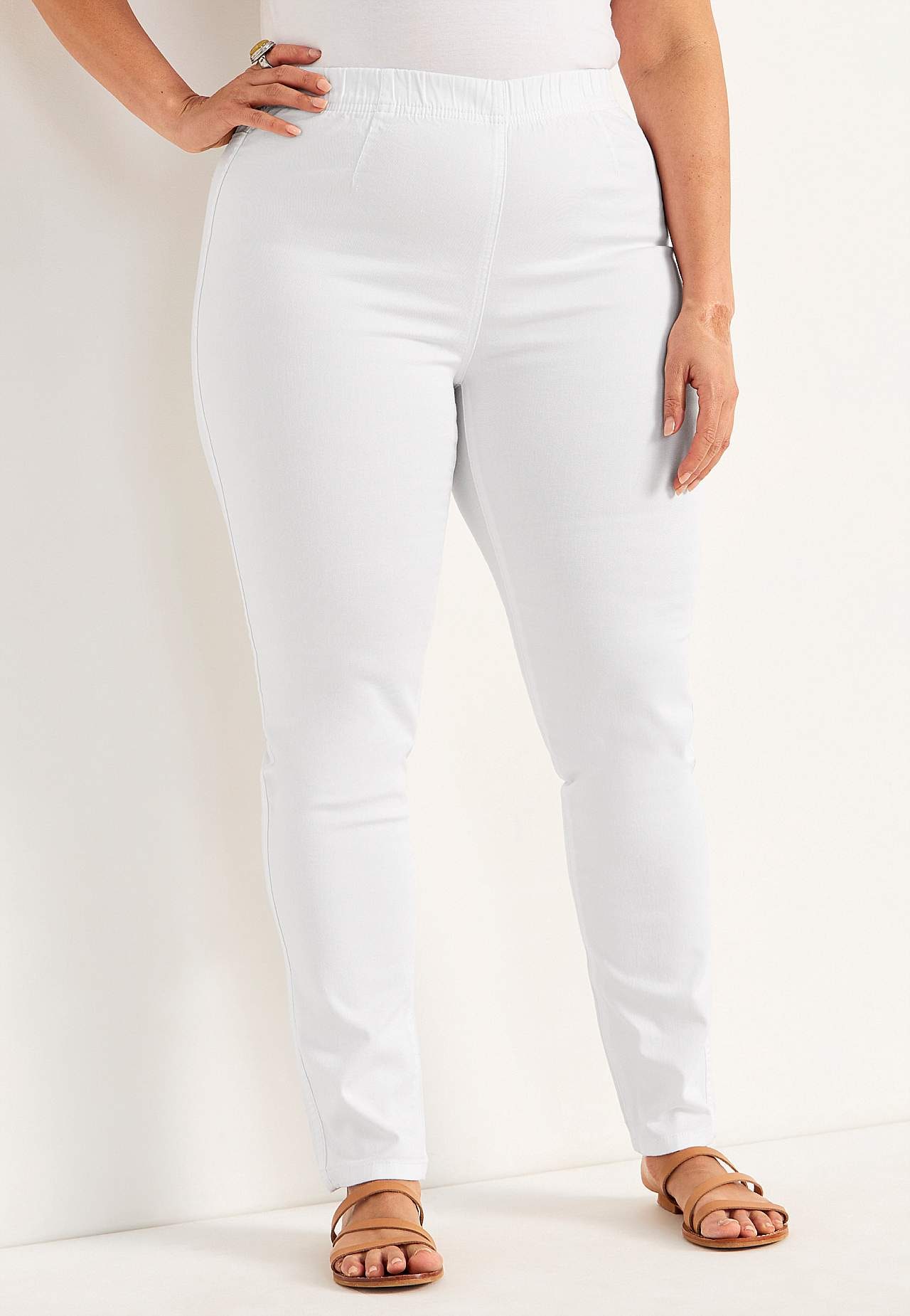 Jeggings med smalt ben