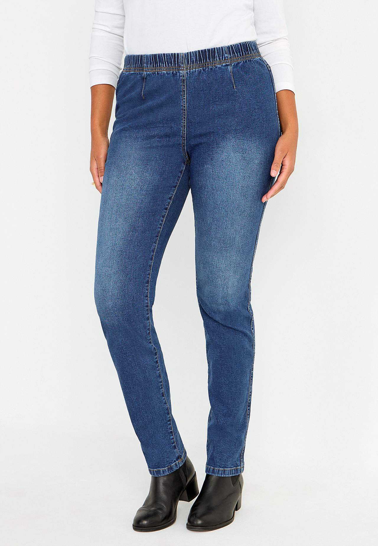 Jeggings med smalt ben
