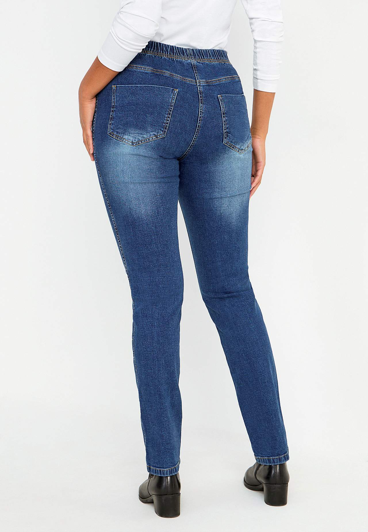 Jeggings med smalt ben