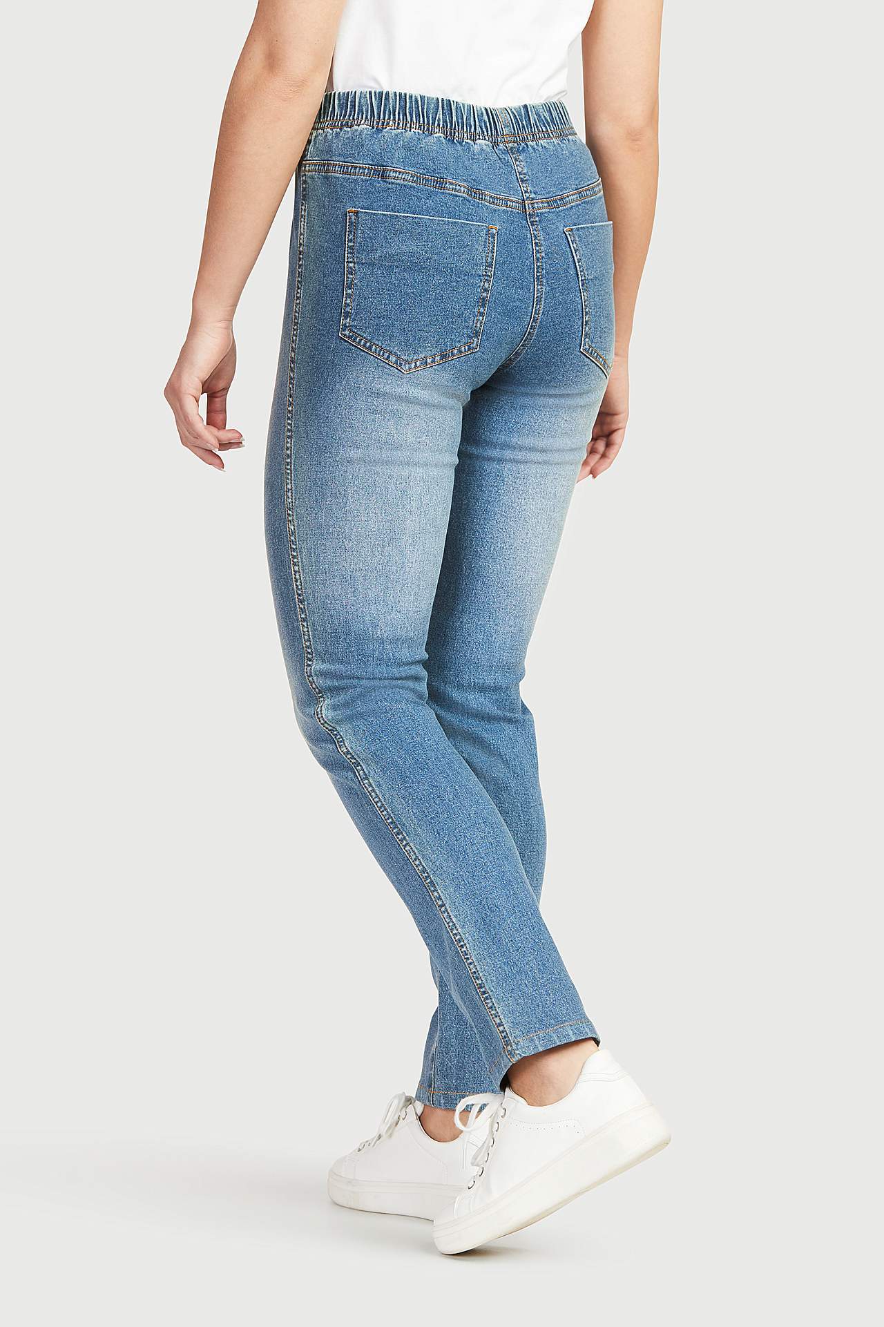 Jeggings med smalt ben