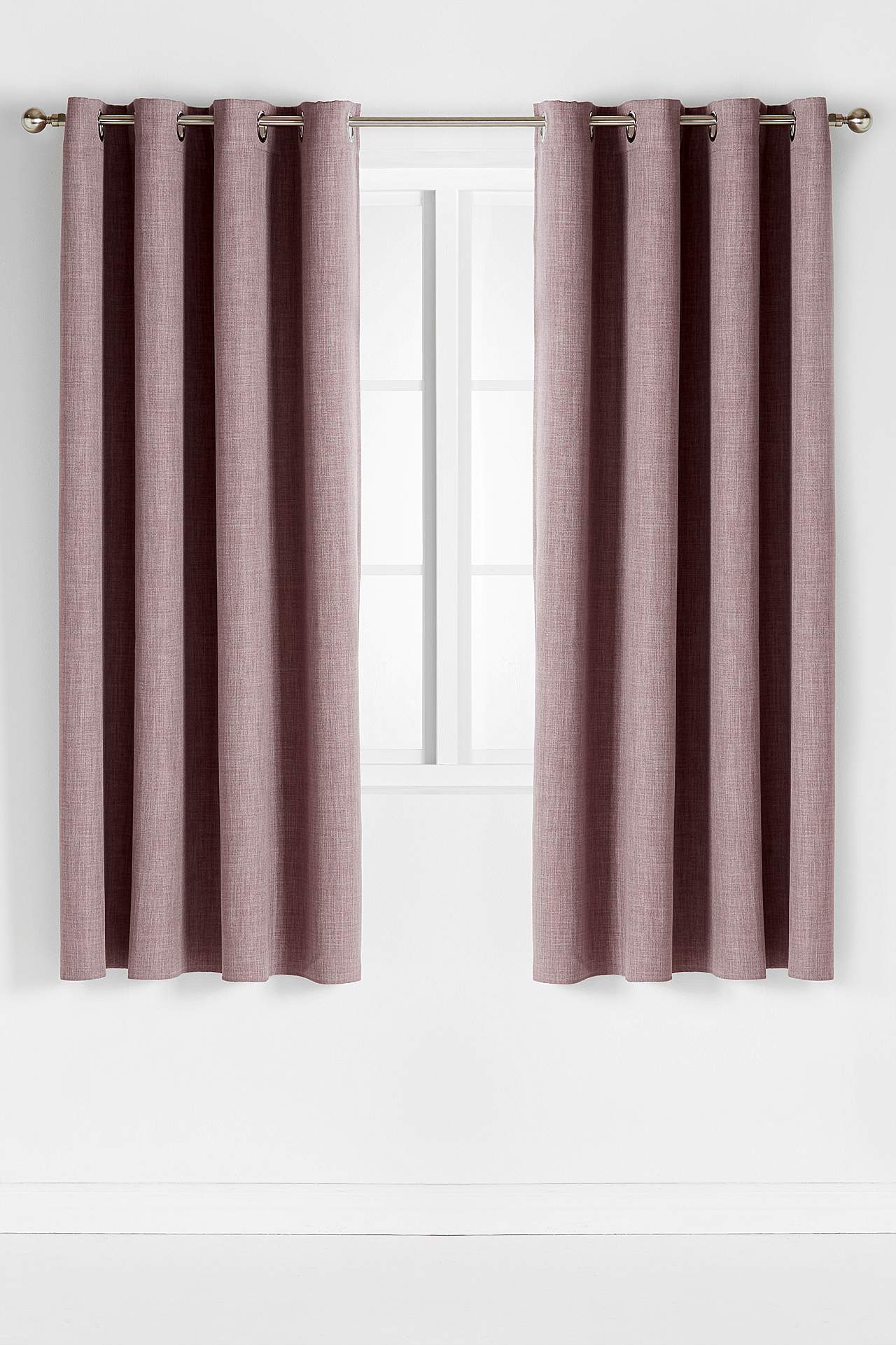 Mörkläggningsgardin enfärgad Ellen 2-pack
