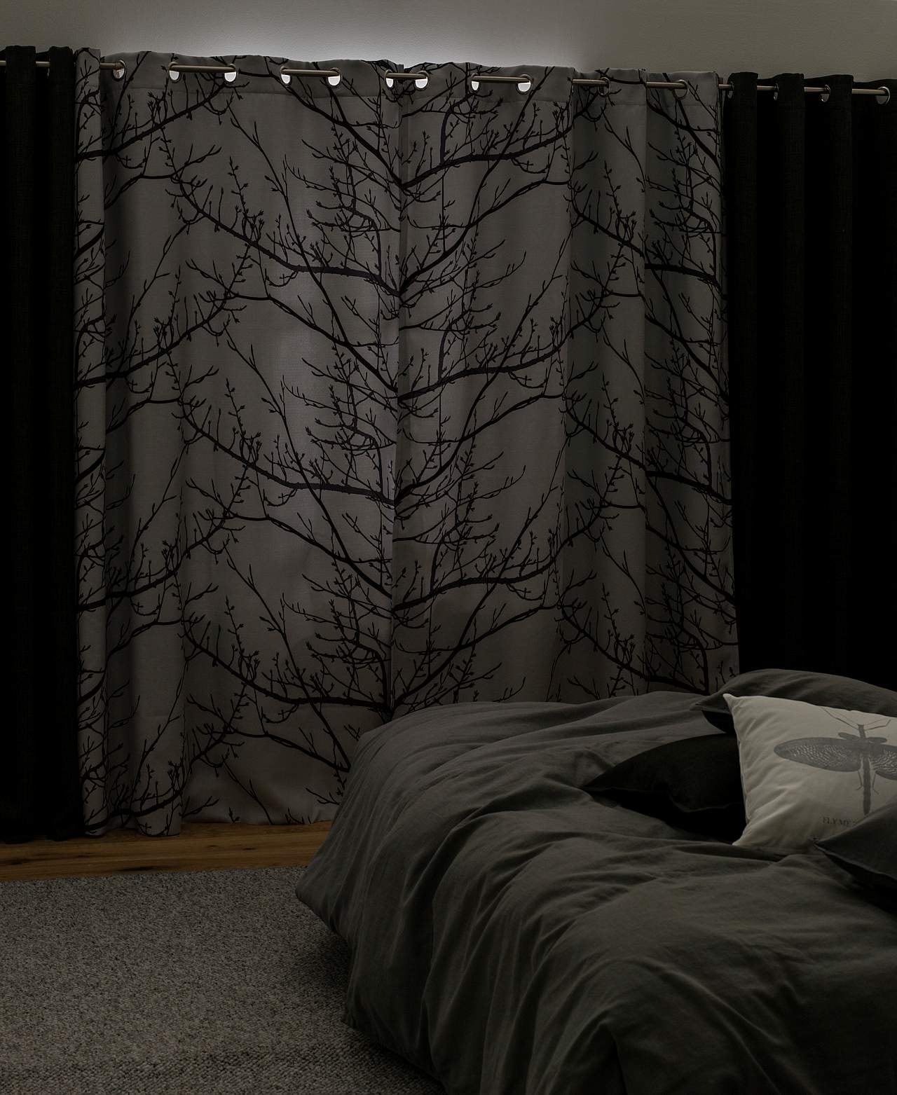Mörkläggningsgardin Trees 2-pack