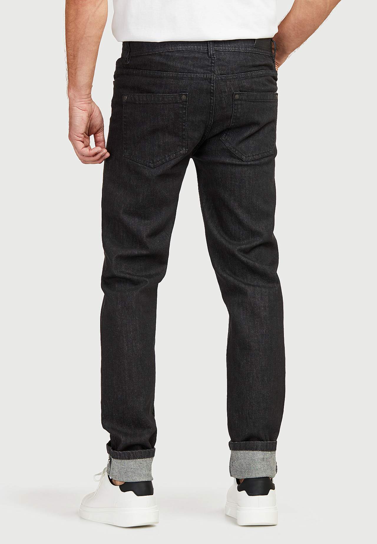 Raka jeans med stretch