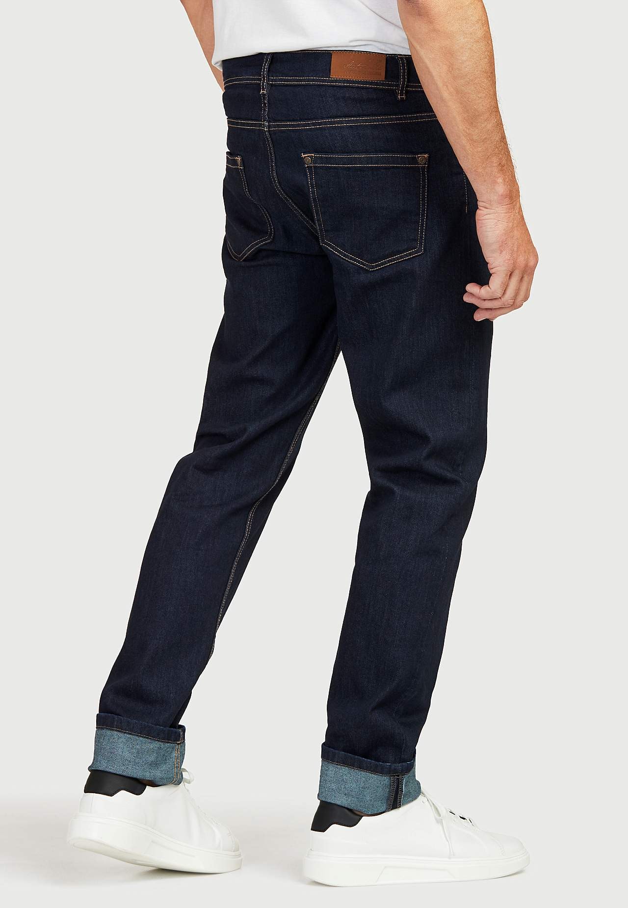 Raka jeans med stretch