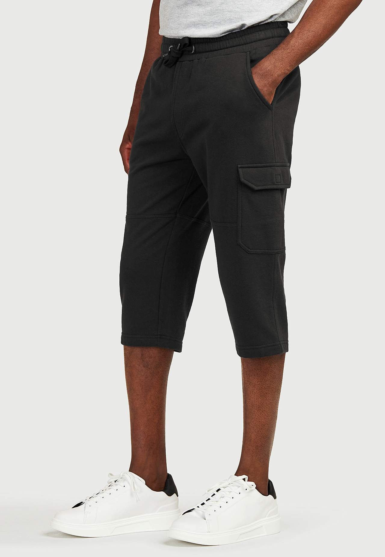 Långa svettisshorts med cargofickor Smarty
